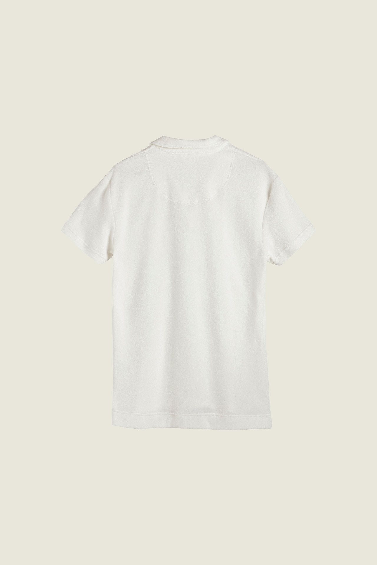 White Polo Terry Shirt