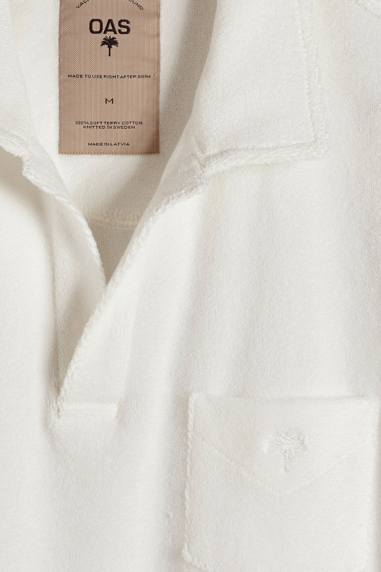 White Polo Terry Shirt