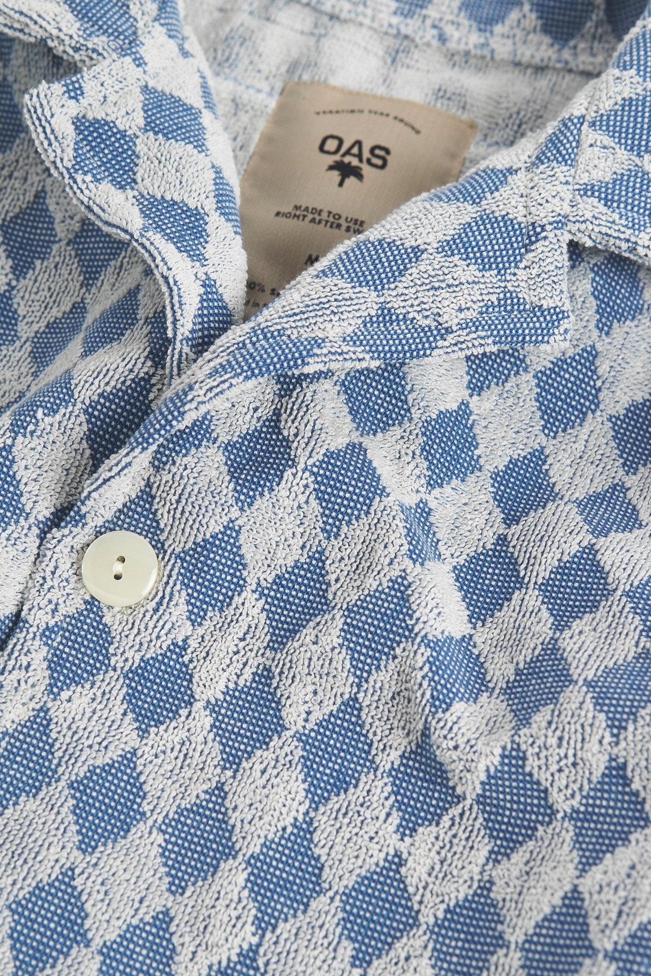 Navy Diamond Cuba Terry Shirt
