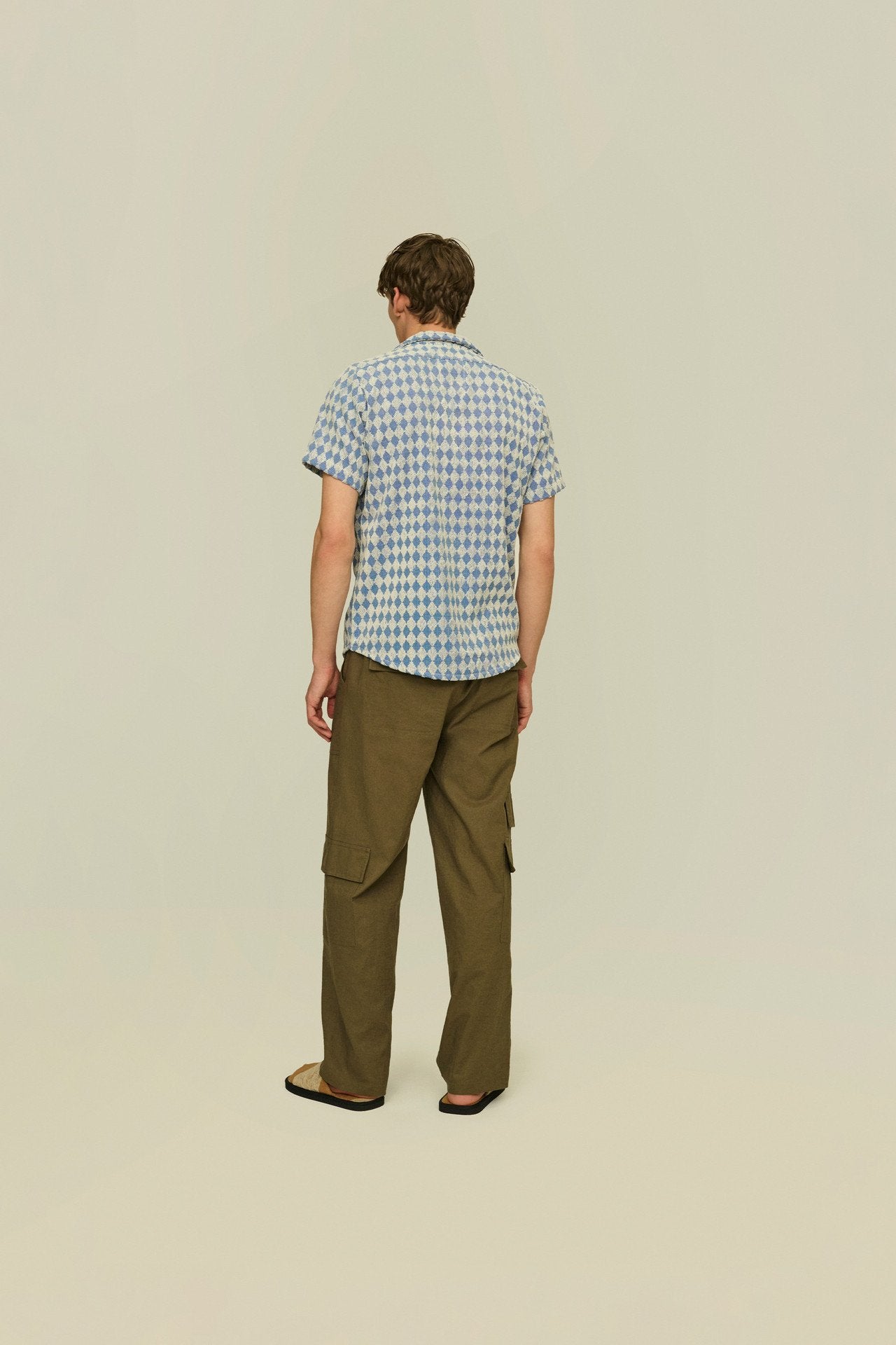 Navy Diamond Cuba Terry Shirt