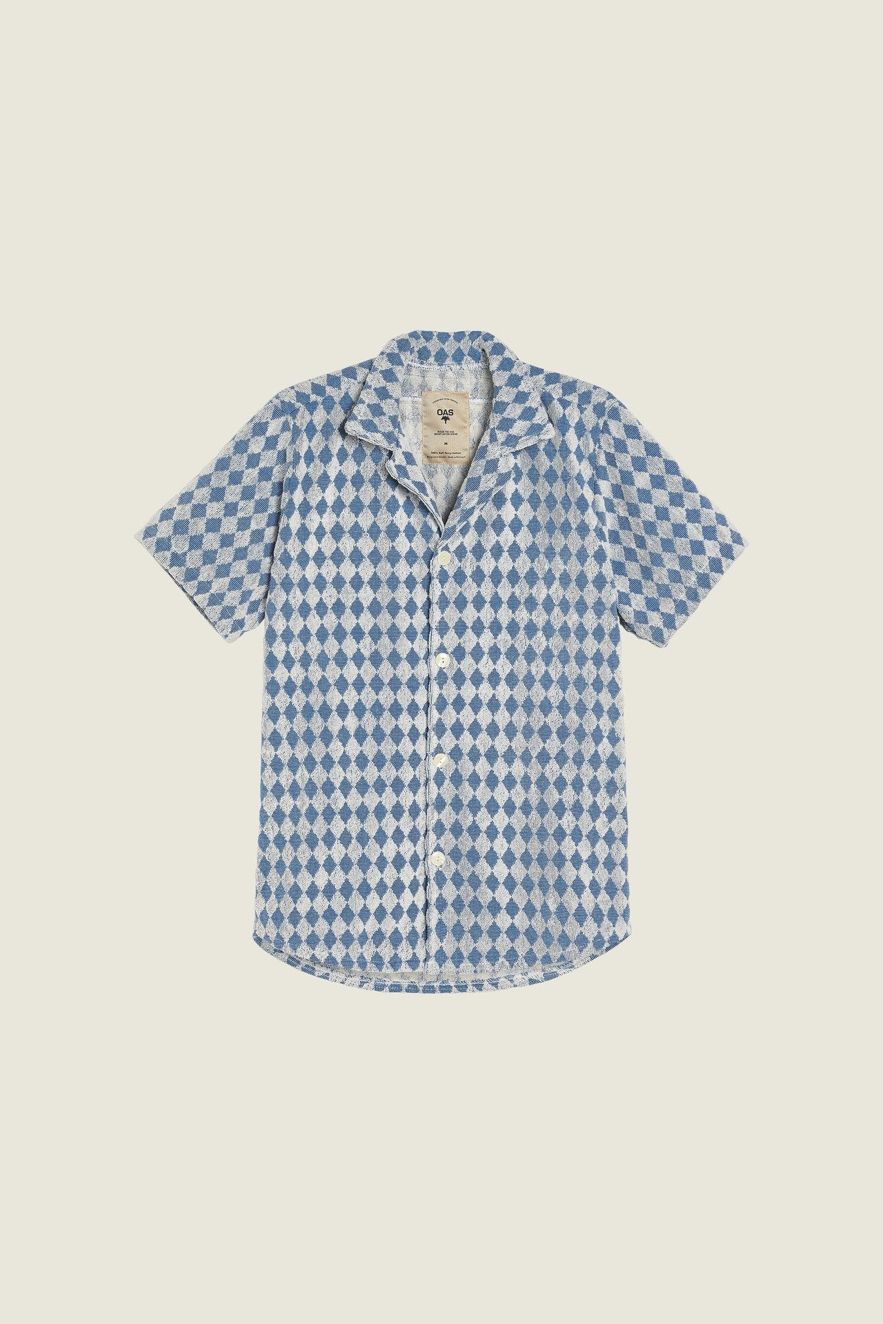 Navy Diamond Cuba Terry Shirt