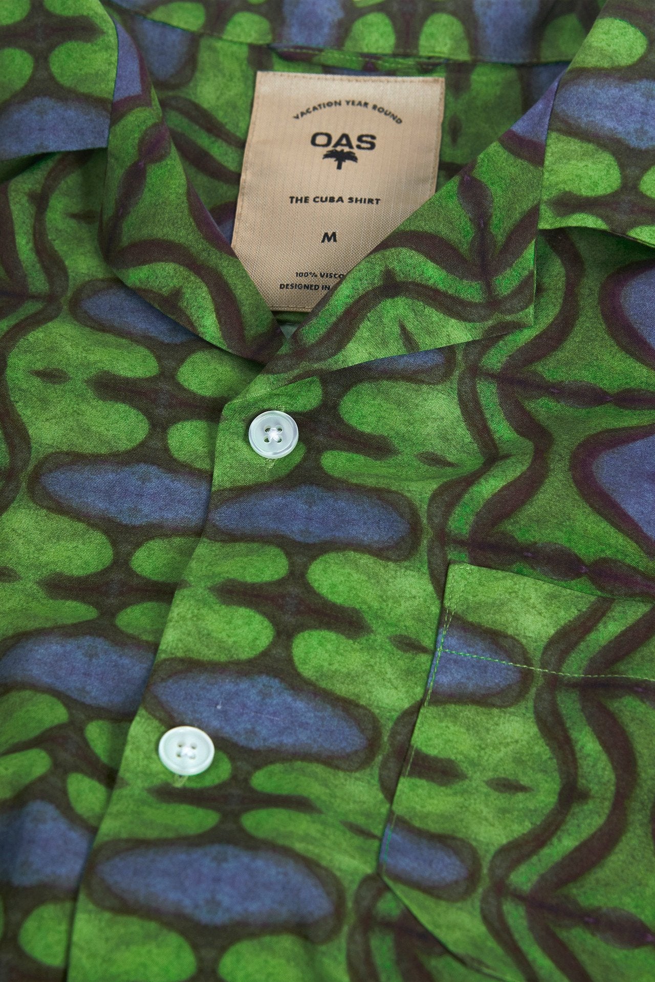 Emerald Blues Viscose Shirt