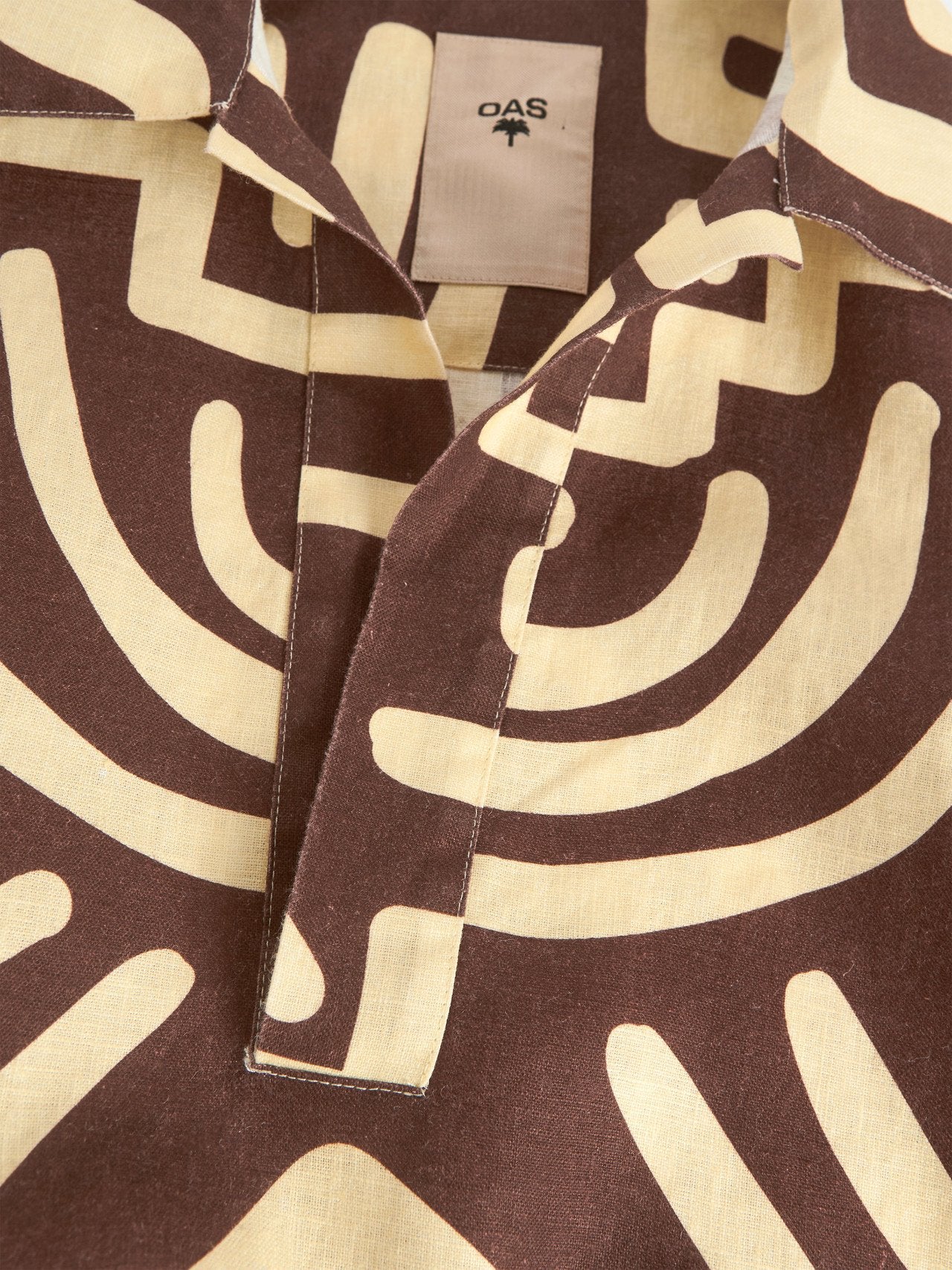 Kalahara Papaya Linen Dress