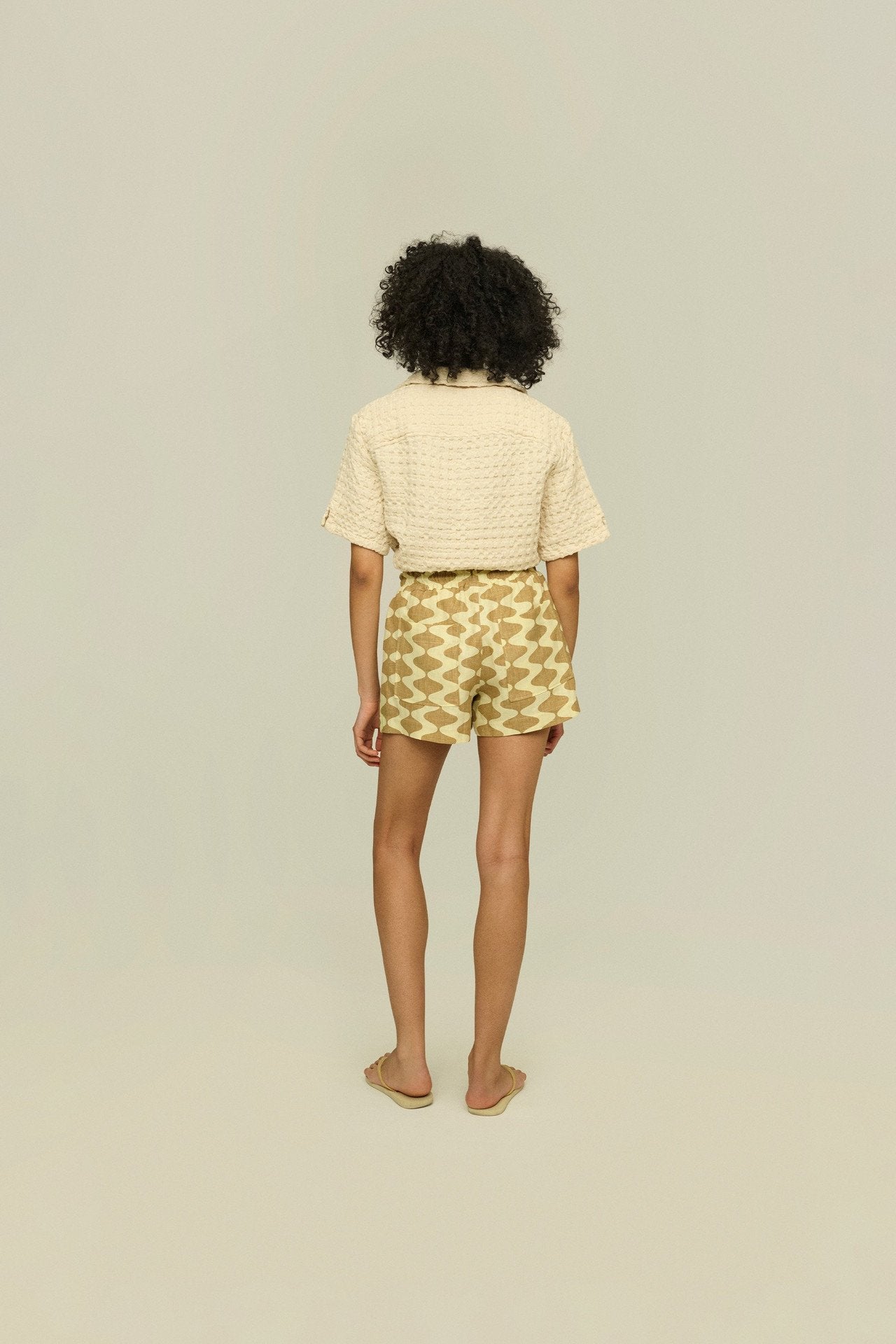 Lauda Drizzle Linen Shorts