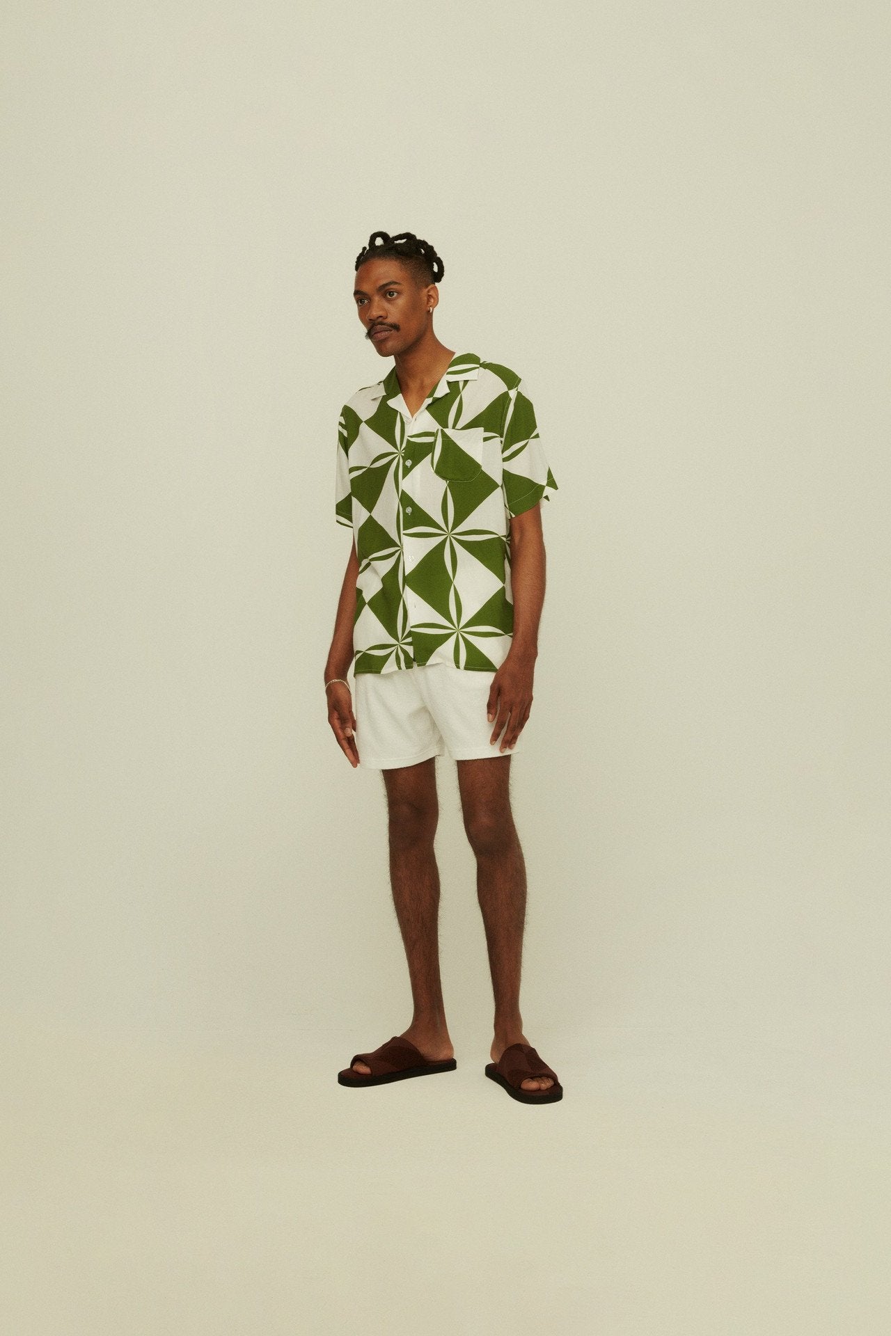 Bloomy Plateau Viscose Shirt