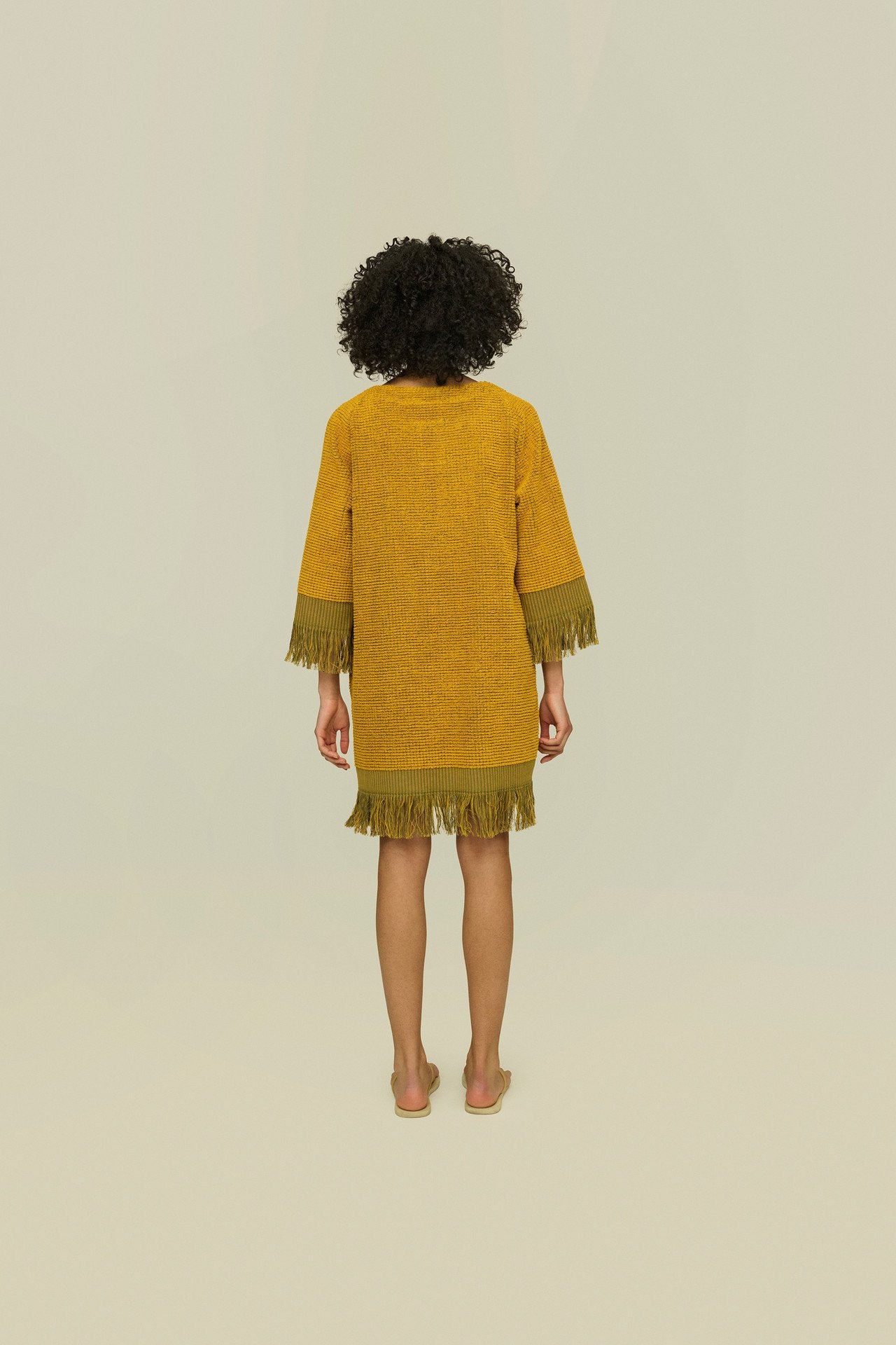 Mustard Odilia Terry Dress