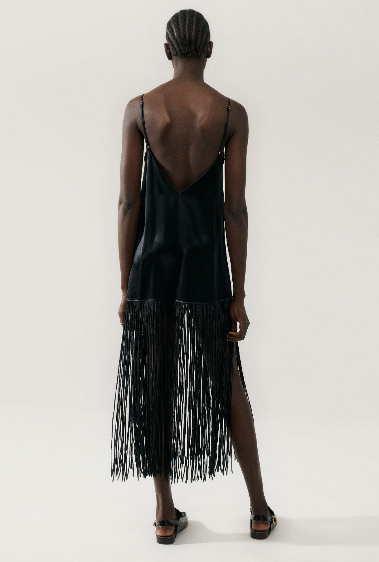 Fringe Dress - Black
