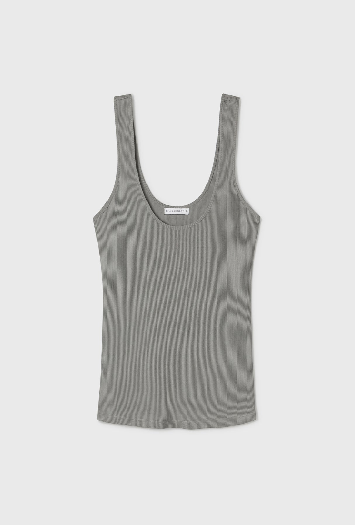 Ribbed Tank - Moon