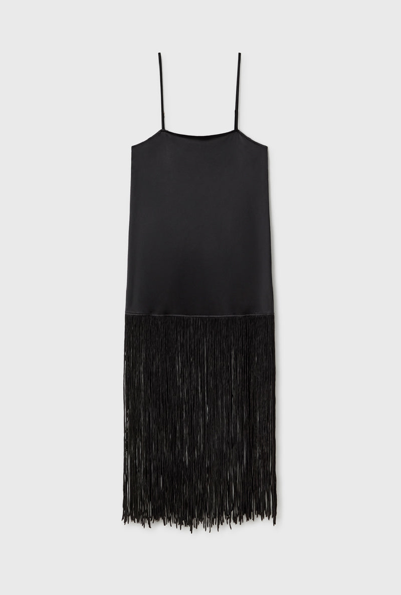 Fringe Dress - Black