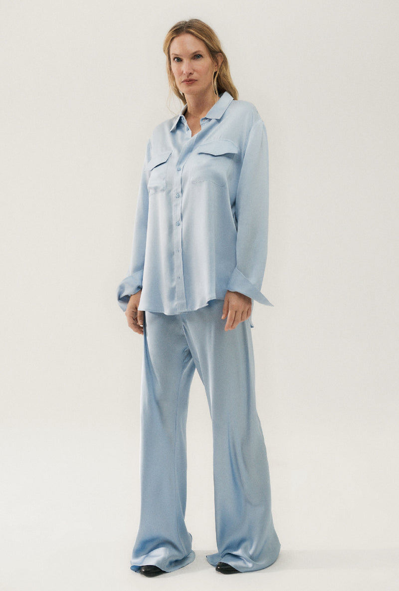 Boyfriend Shirt - Sky