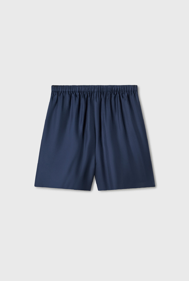 Twill Racer Shorts - Midnight