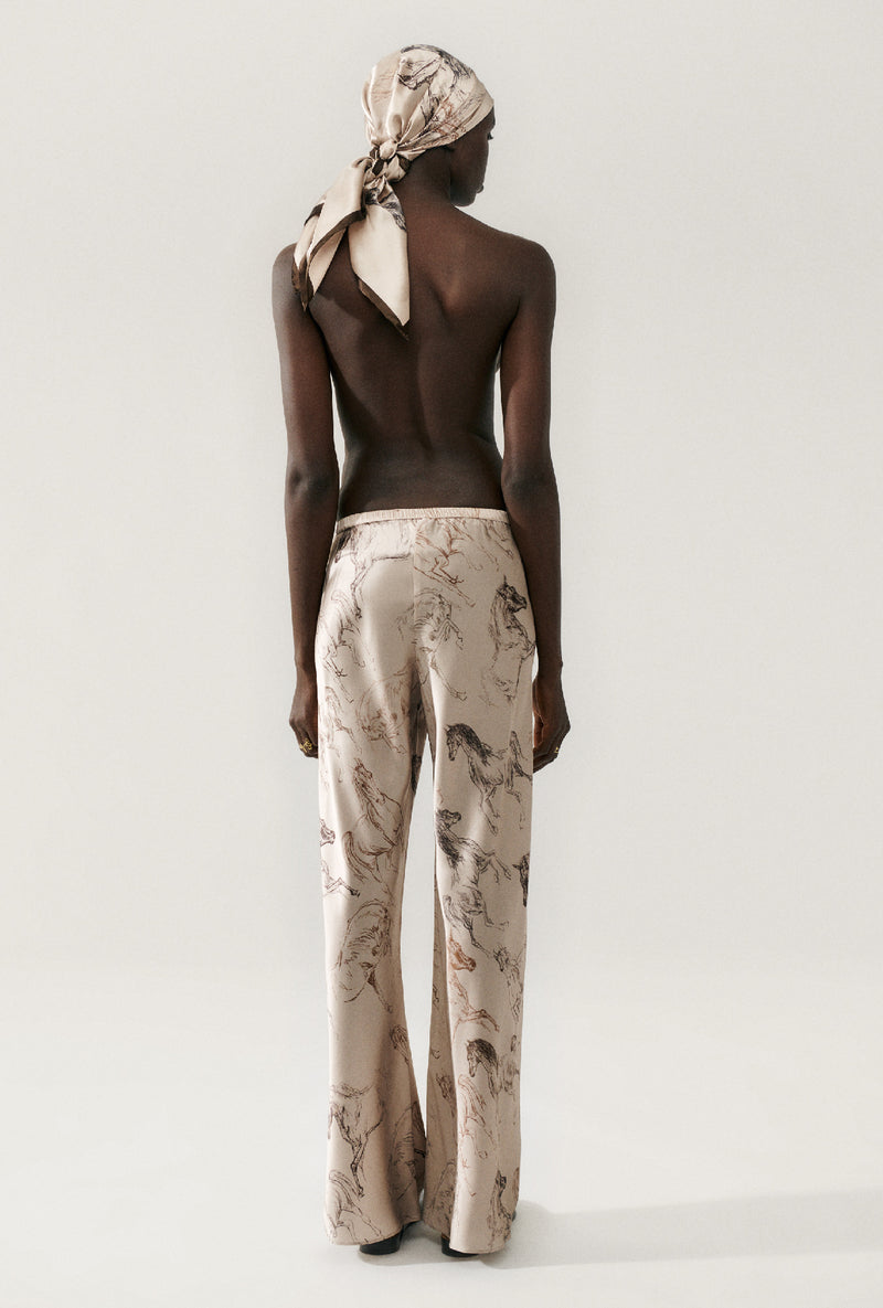 Bias Cut Pants - Wild Horses