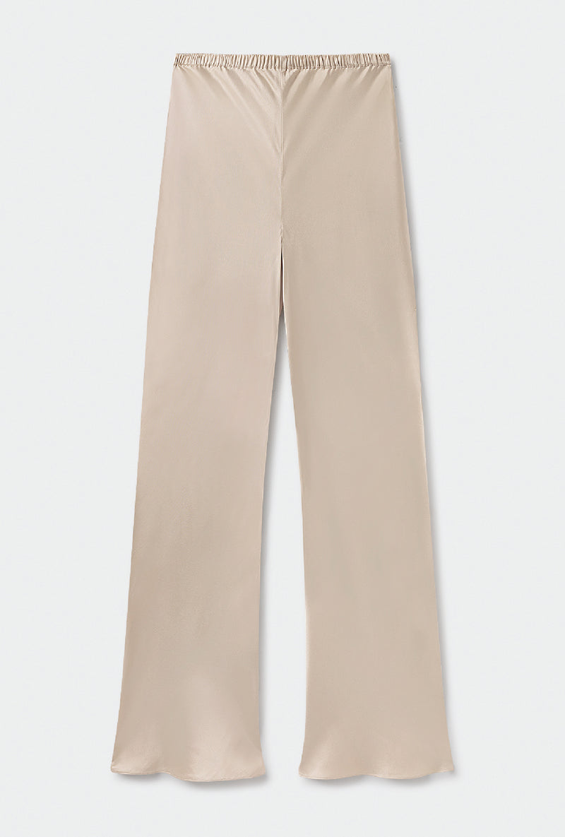 Bias Cut Pants - Hazelnut