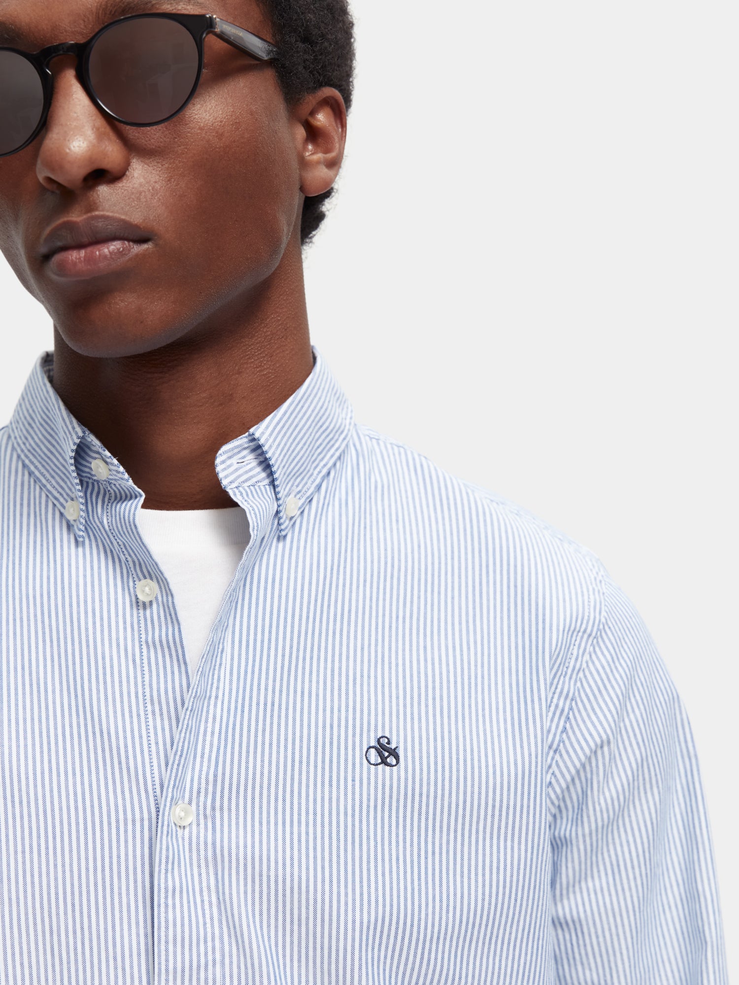 Organic cotton/elastane oxford shirt - Combo A