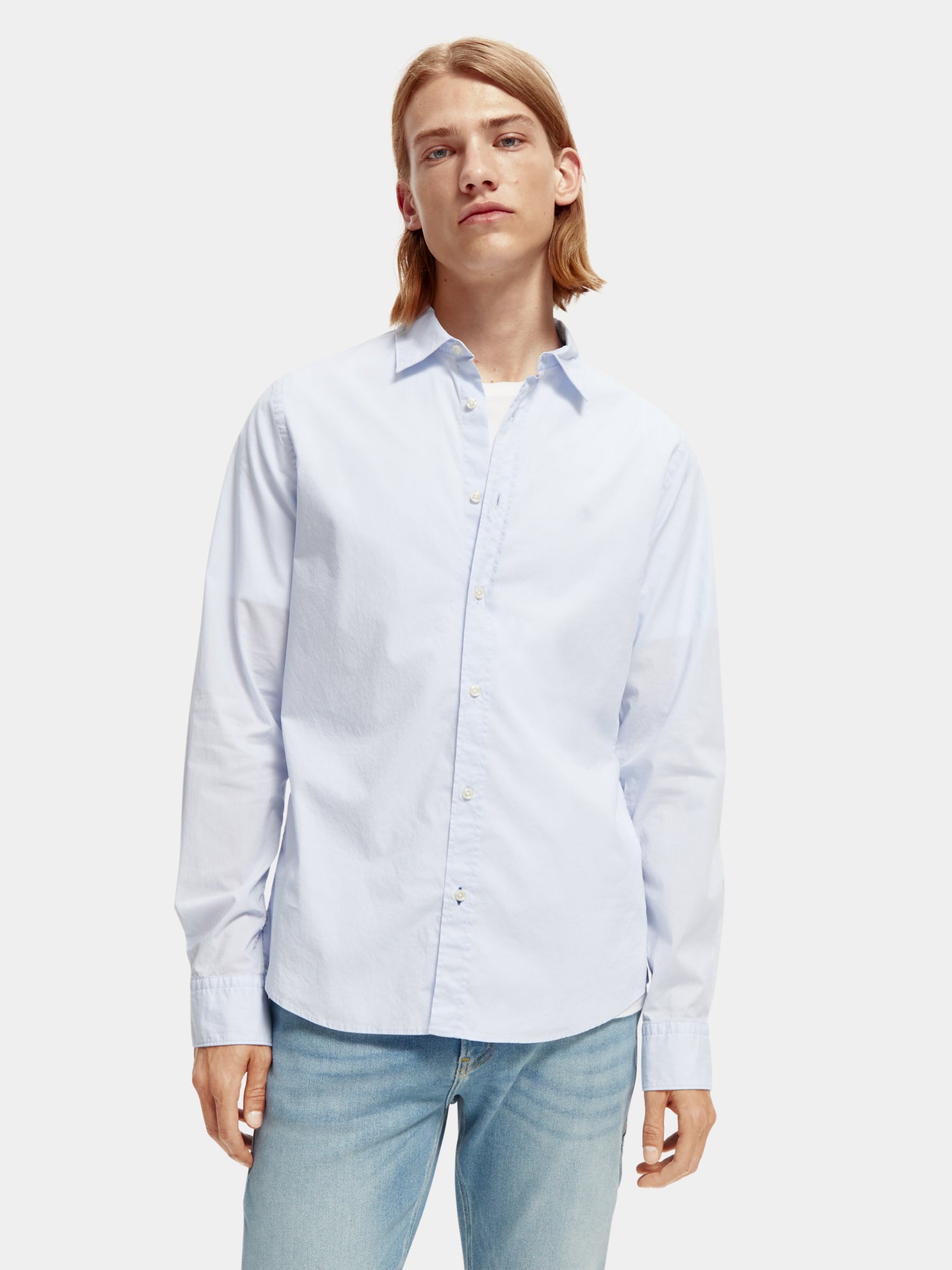 Classic men's shirt - Blue