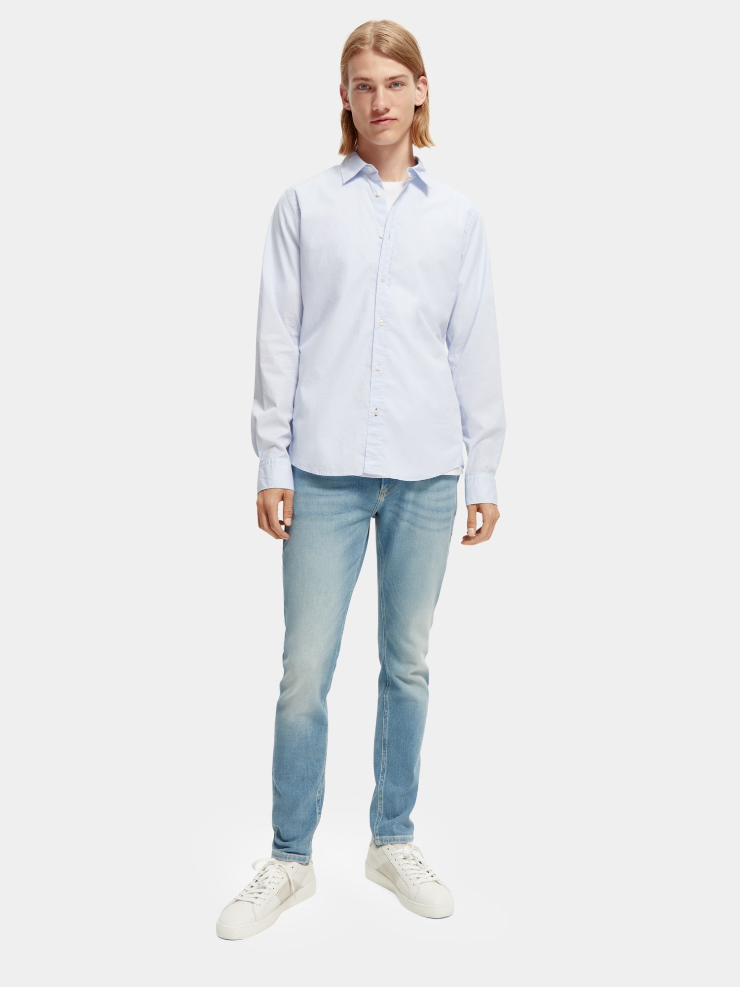 Classic men's shirt - Blue