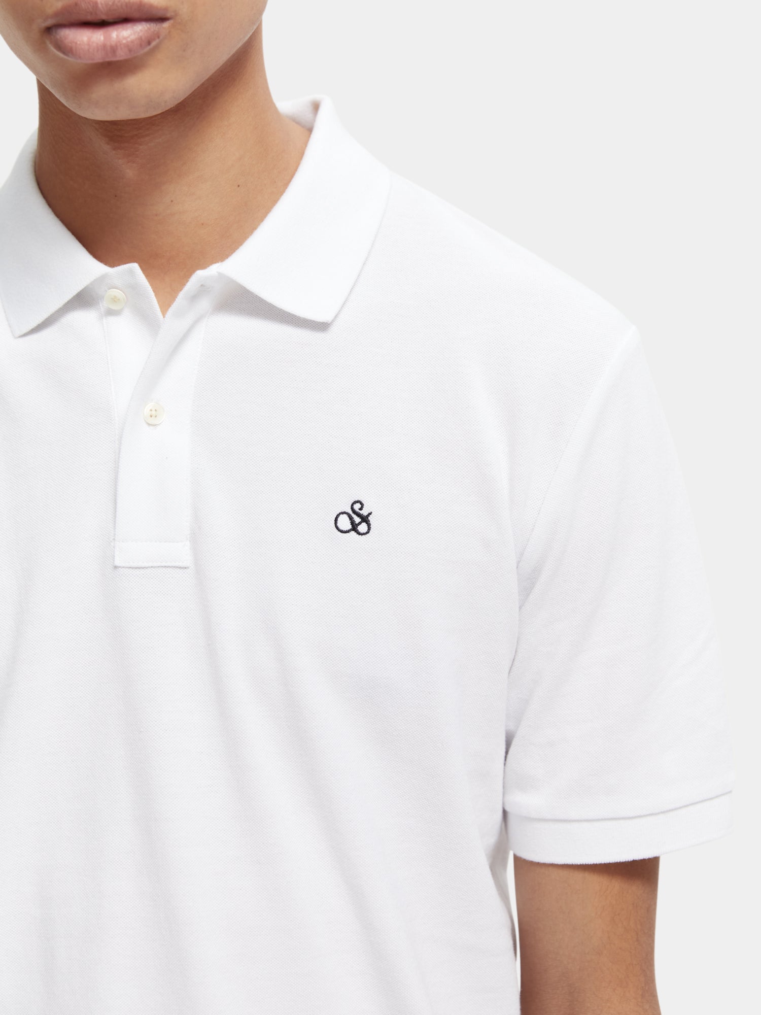Organic cotton classic polo - White