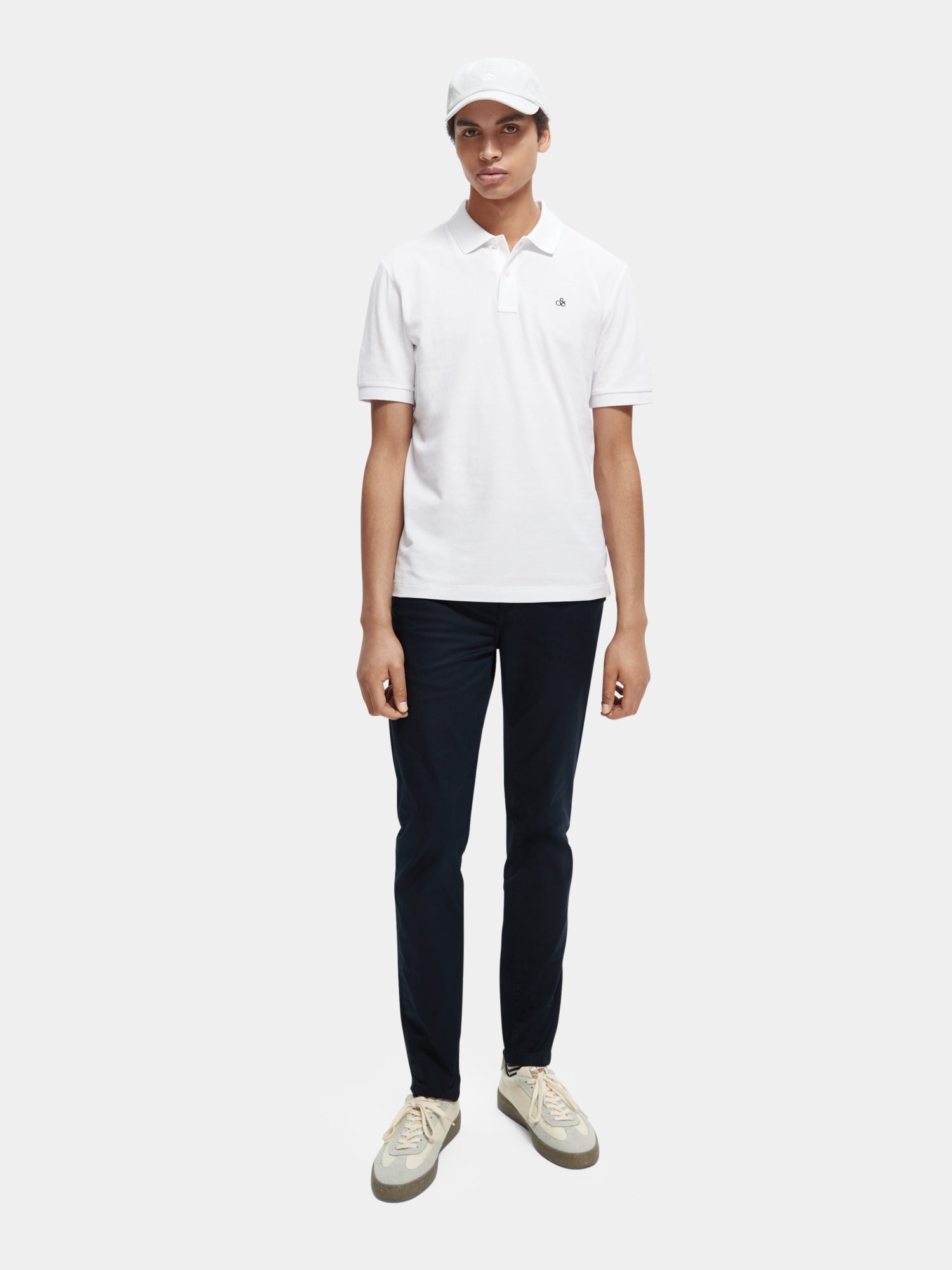 Organic cotton classic polo - White