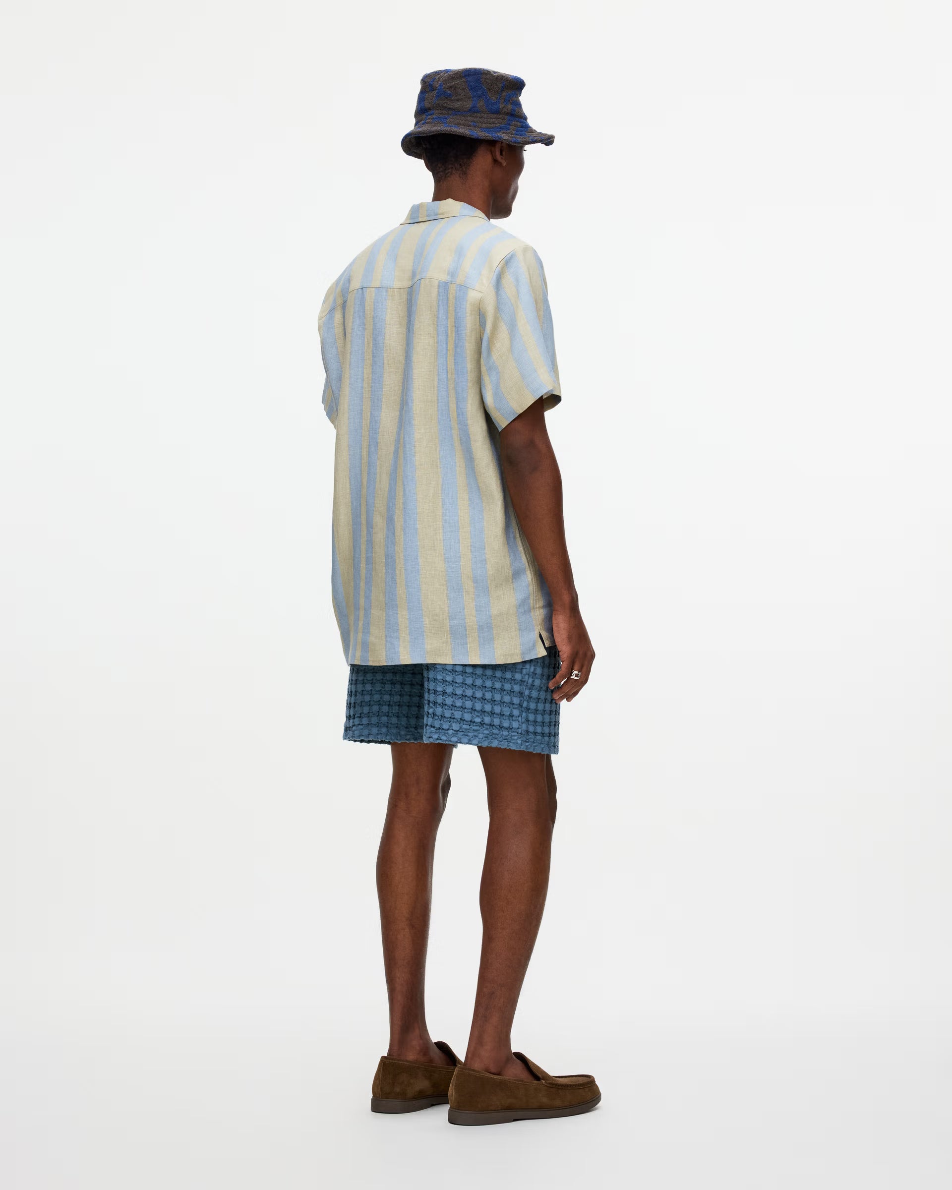 Mist Strata Cuba Linen Shirt