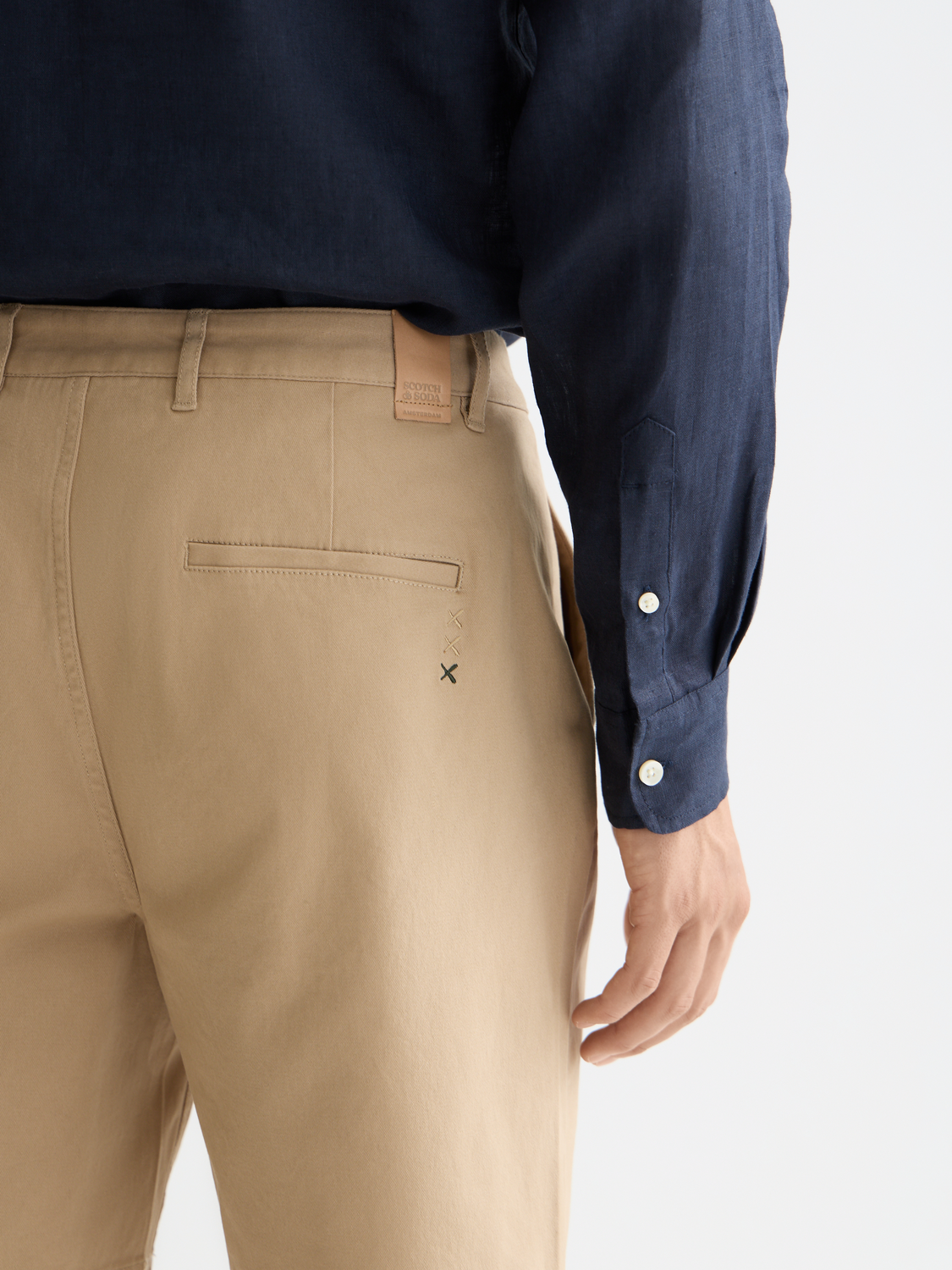 CORE - Stuart twill short - 0137 Sand