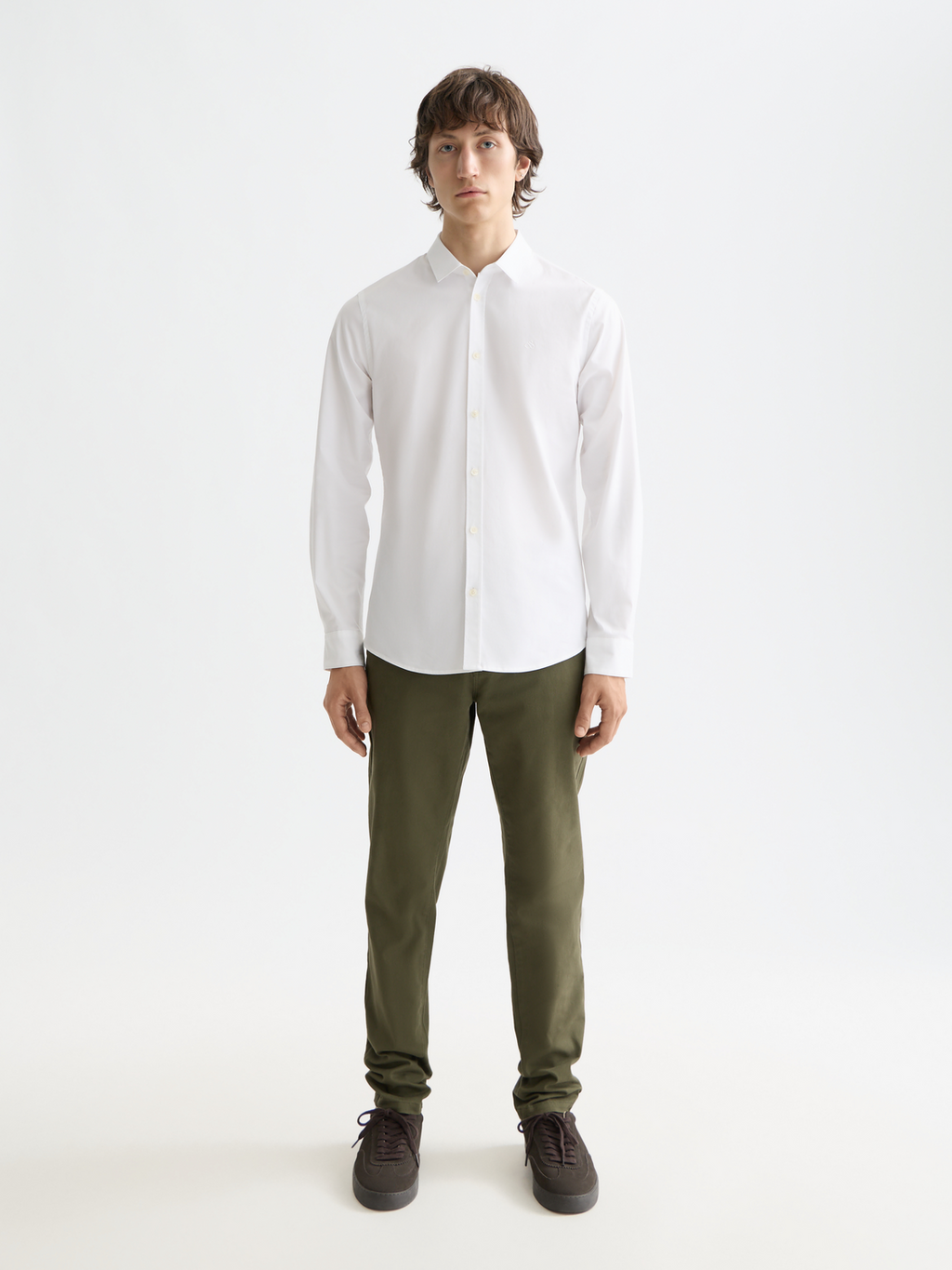 CORE - Poplin Solid Shirt - Bright White