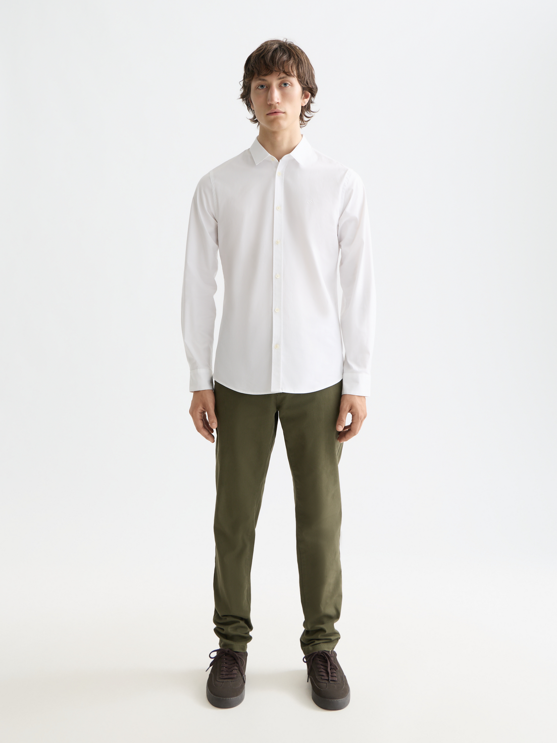 CORE - Poplin Solid Shirt - Bright White