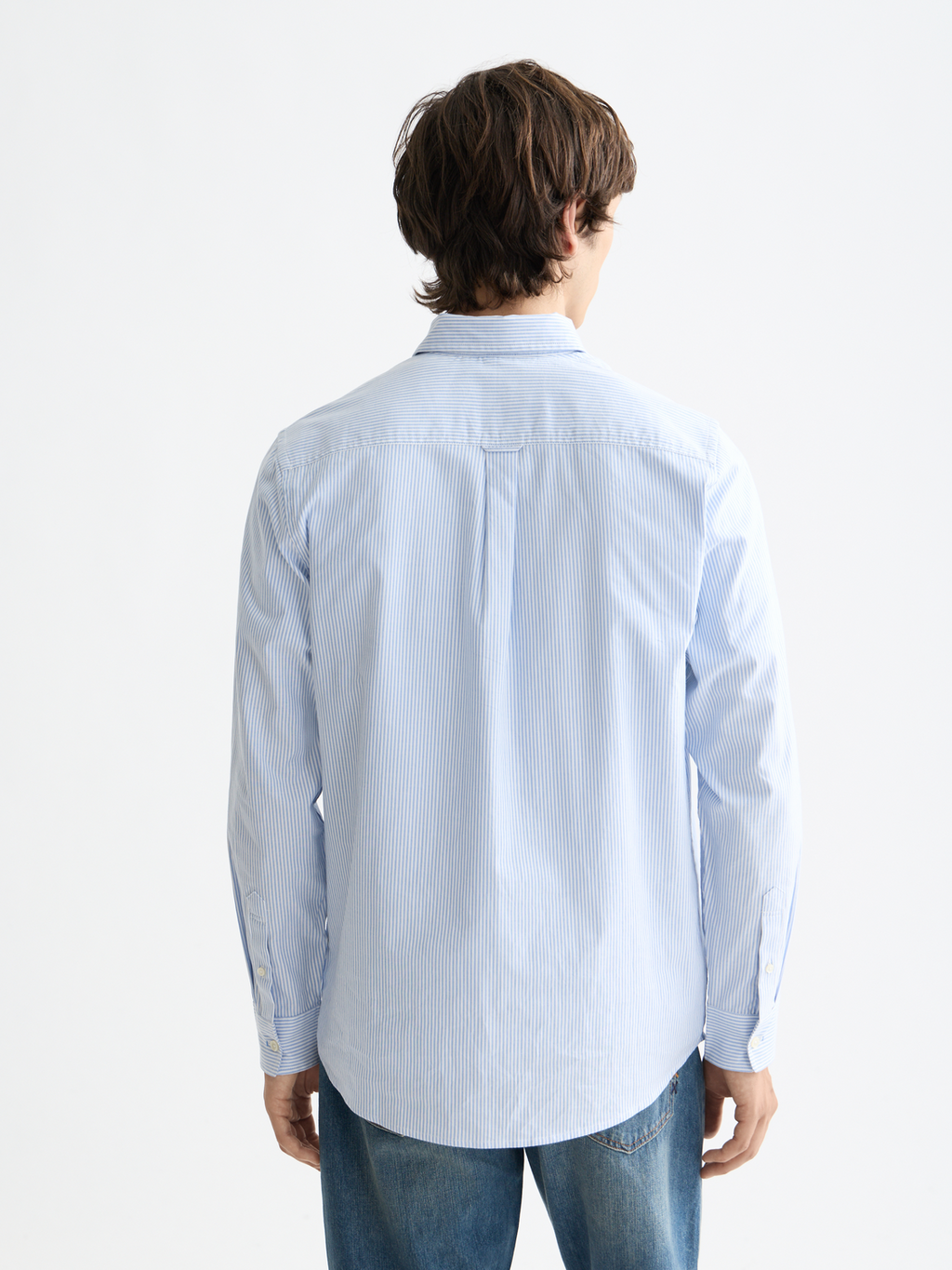 Oxford striped shirt - Blue Stripe