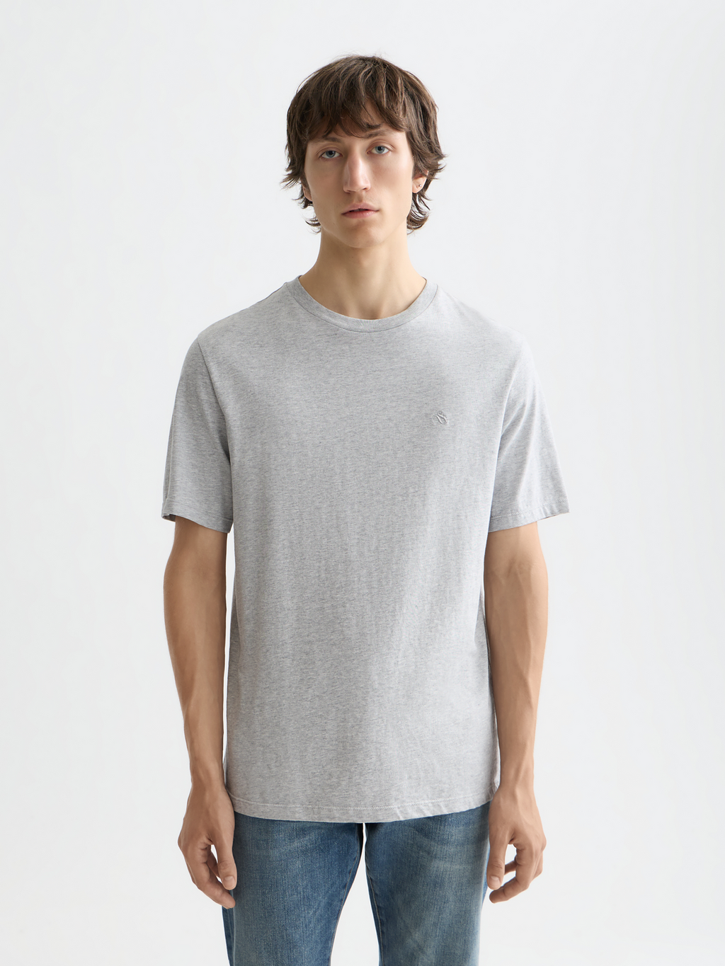 CORE - Logo T-Shirt - Grey Melange