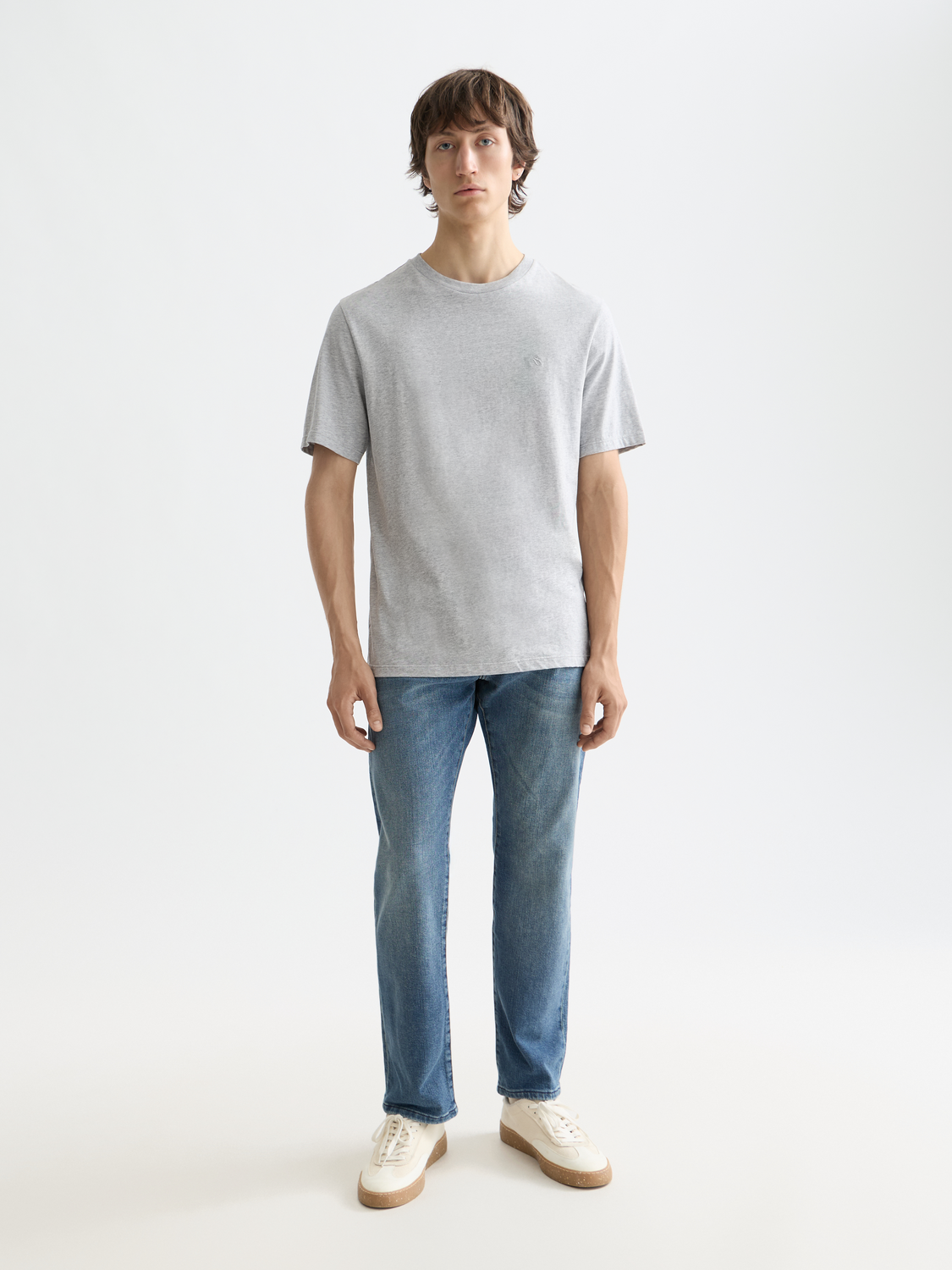 CORE - Logo T-Shirt - Grey Melange