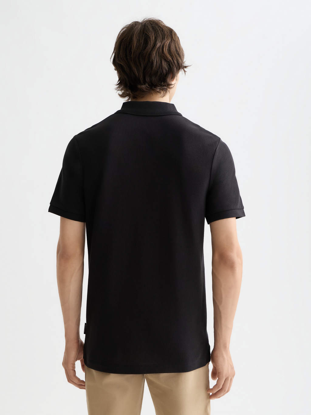 CORE - Logo Pique Polo - Black