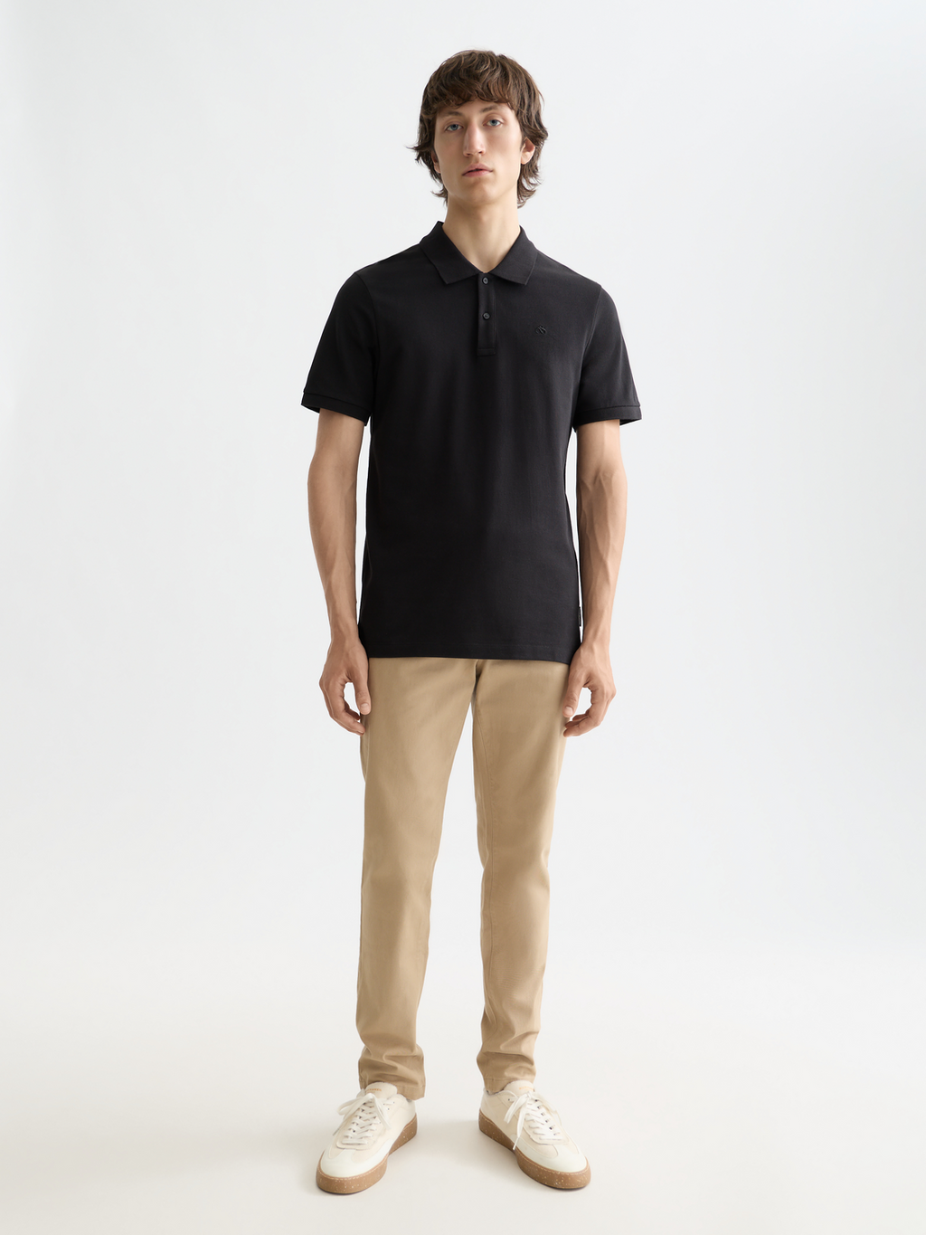 CORE - Logo Pique Polo - Black