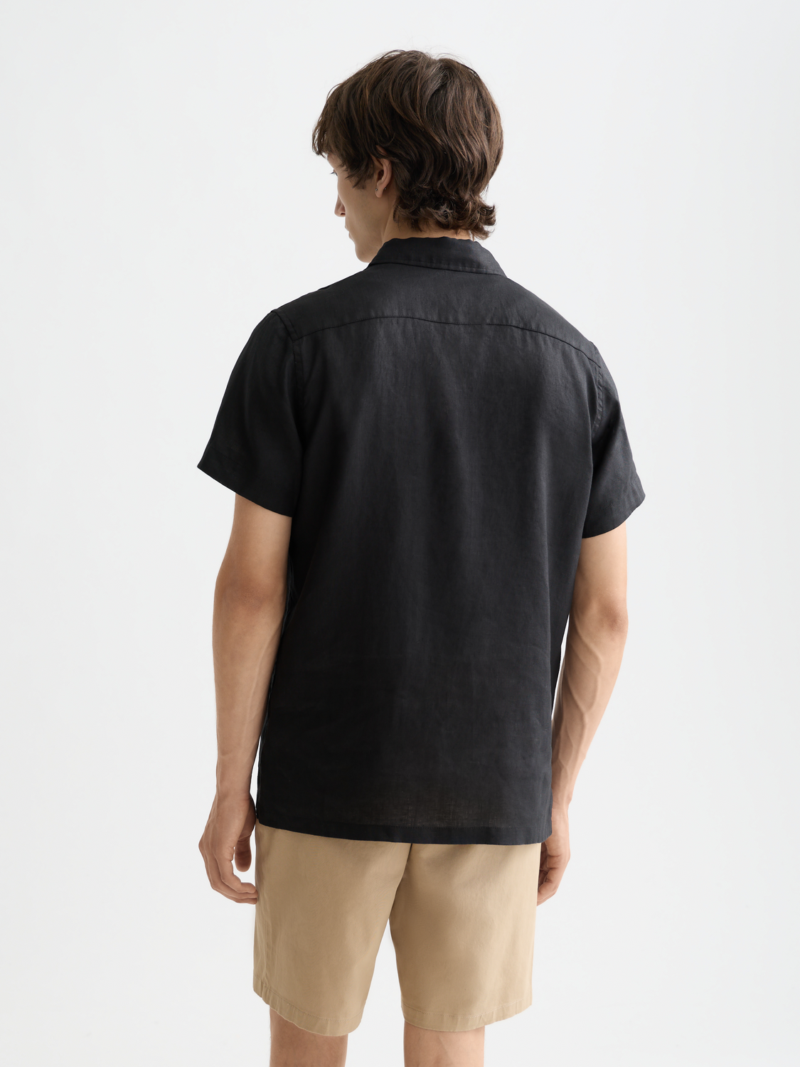 Core Linen S/S Shirt - Black