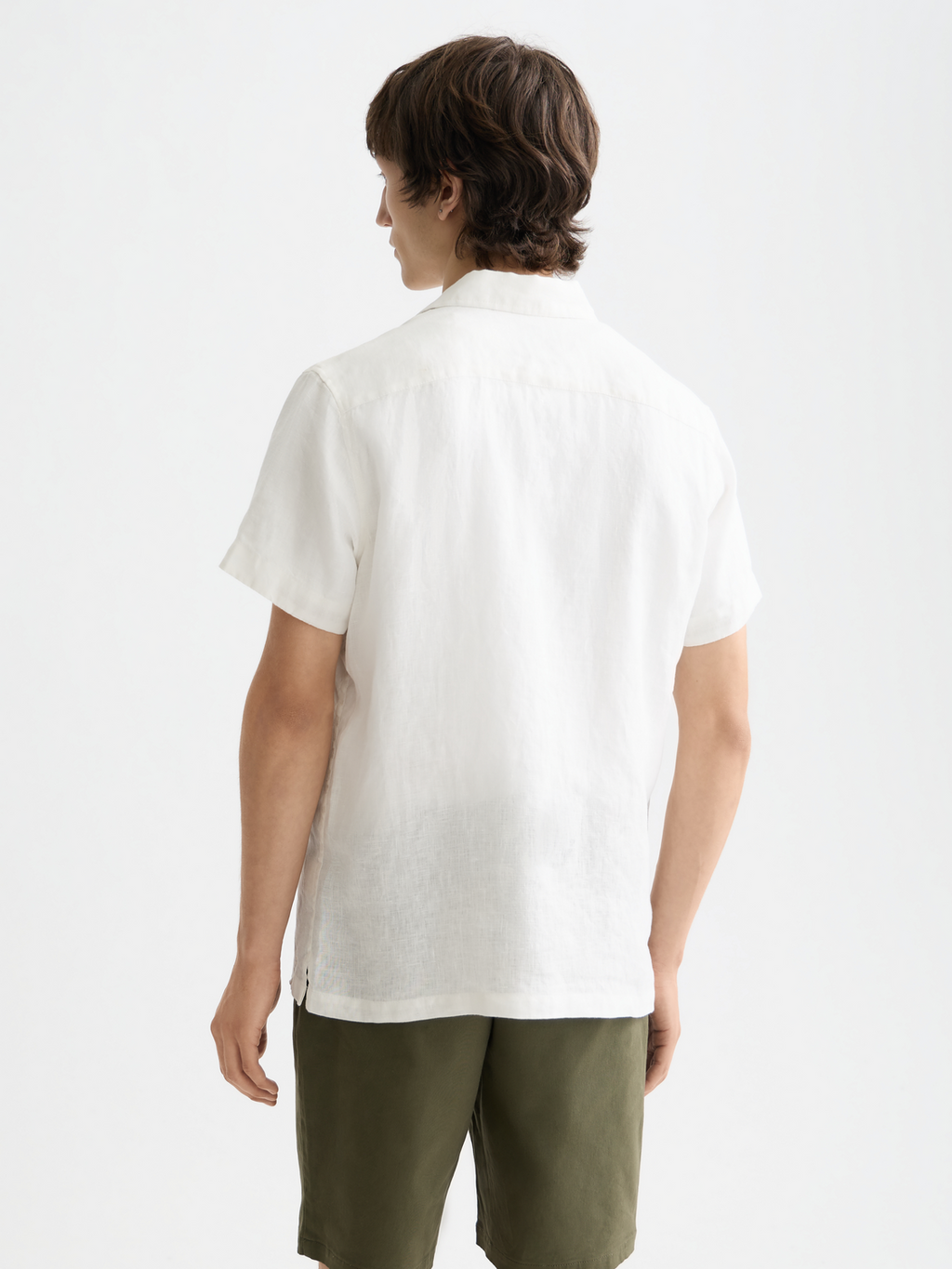 Core Linen S/S Shirt - Off White