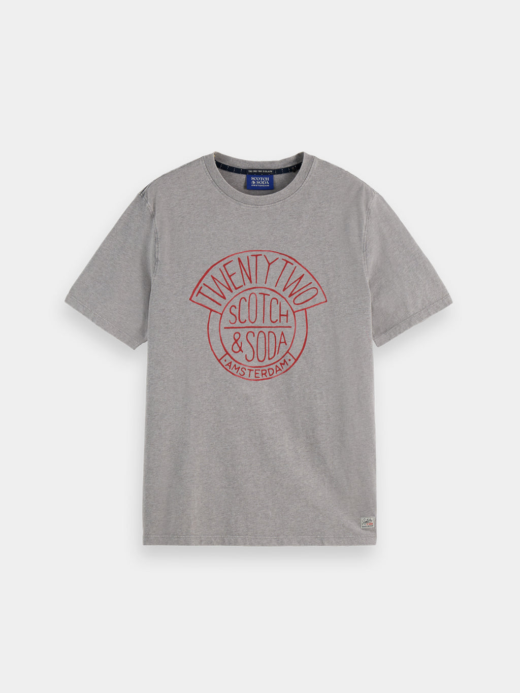 Artwork t-shirt - Grey Melange