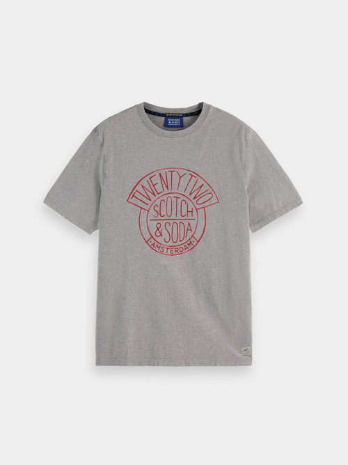 Artwork t-shirt - Grey Melange