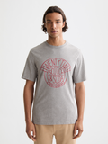 Artwork t-shirt - Grey Melange