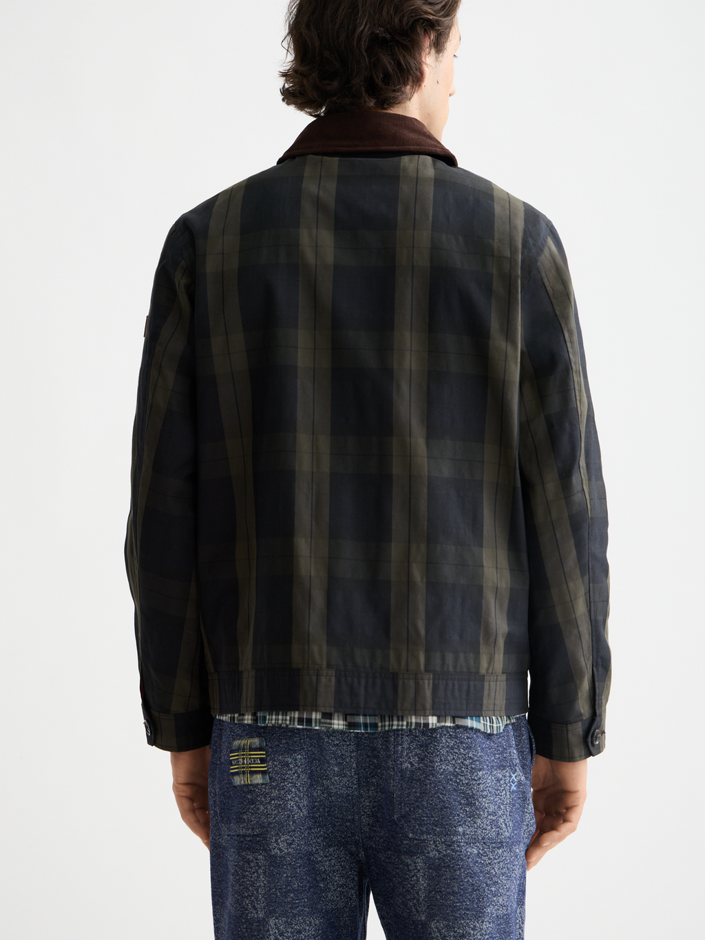 Wax cotton jacket - Blackwatch Checkzx