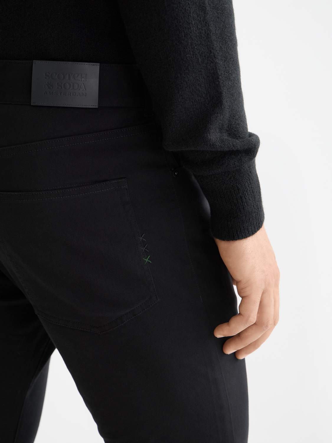 Ralston slim fit 5-pocket pants - Anthracite