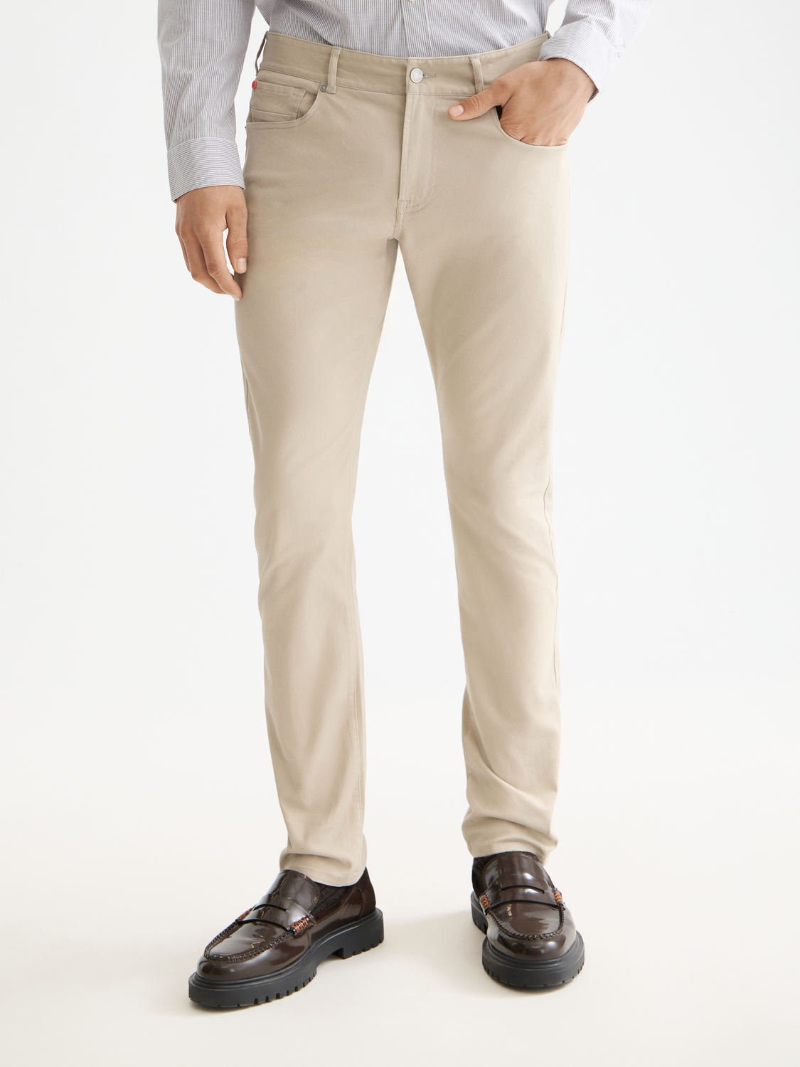 Ralston slim fit 5-pocket pants - Plaza Taupe