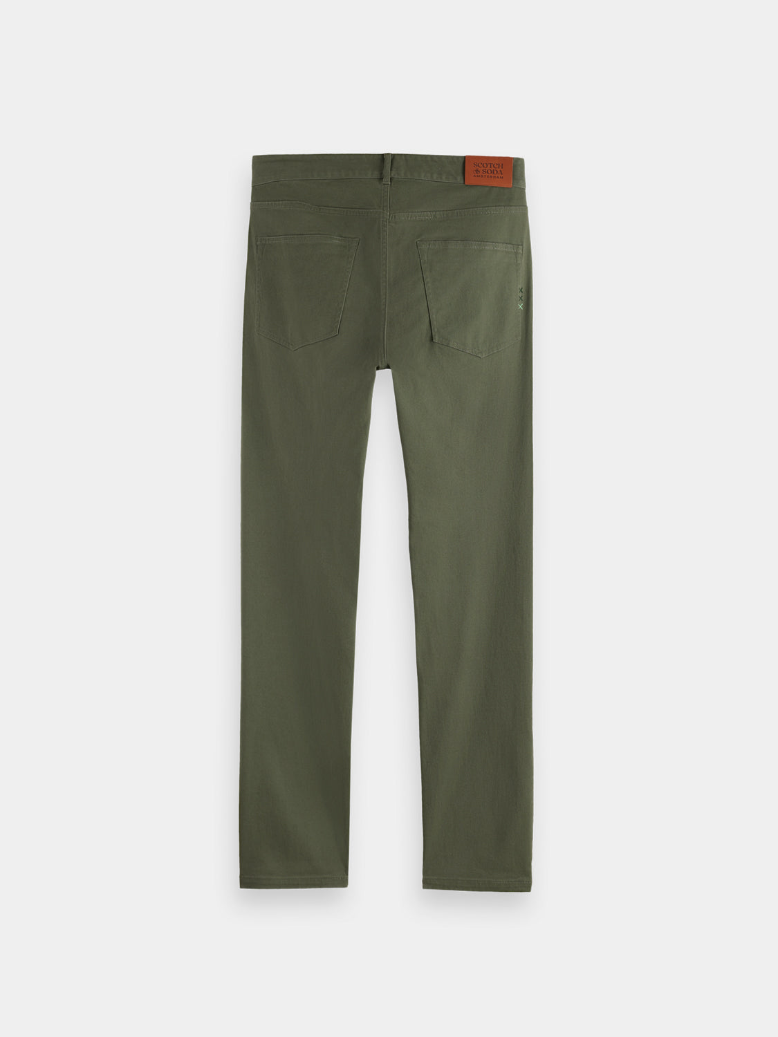 Ralston slim fit 5-pocket pants - Thyme
