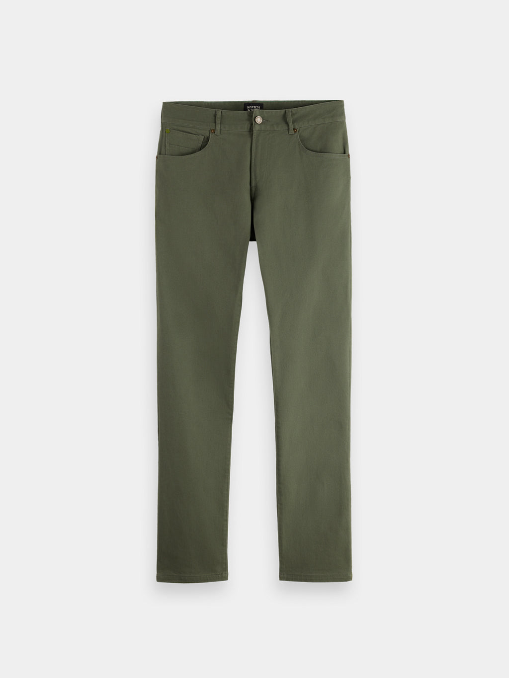 Ralston slim fit 5-pocket pants - Thyme