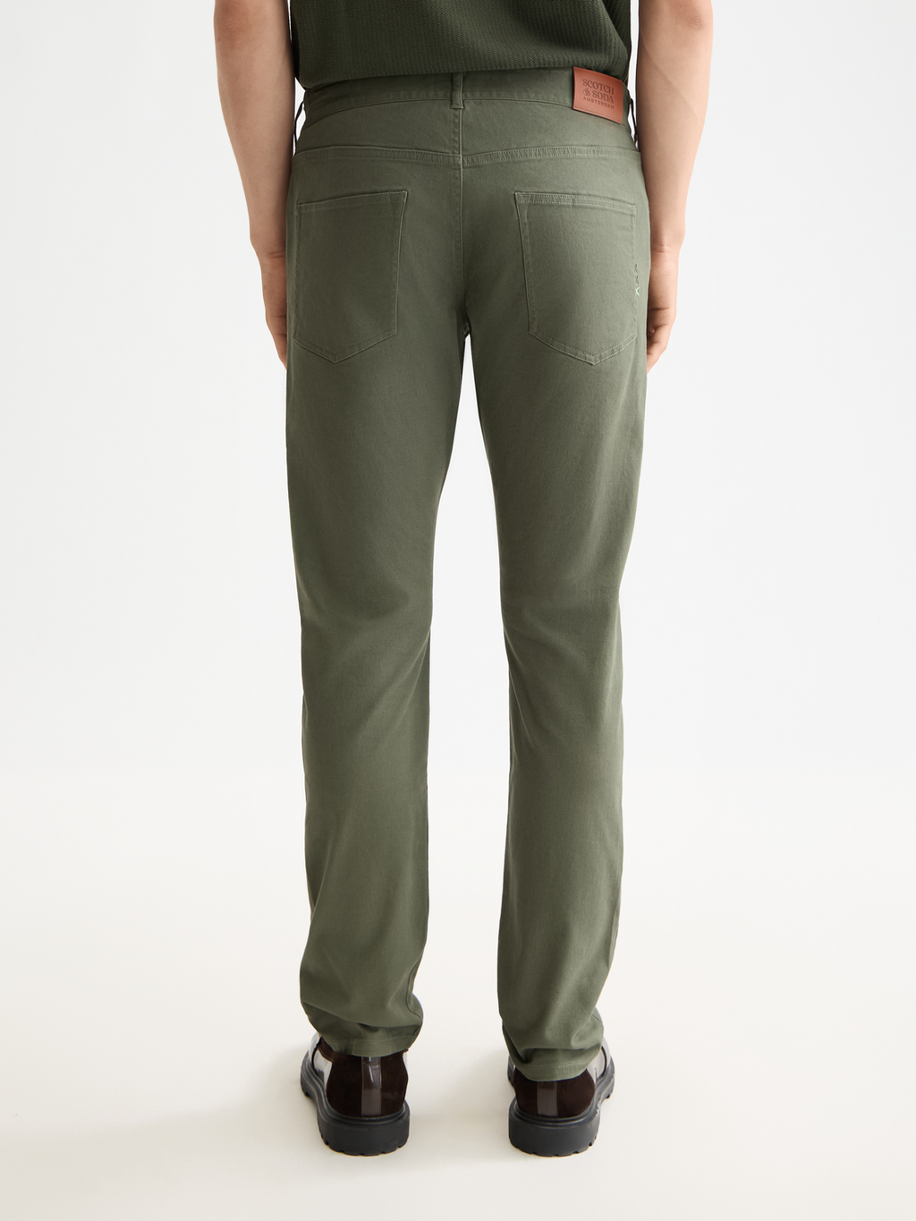 Ralston slim fit 5-pocket pants - Thyme