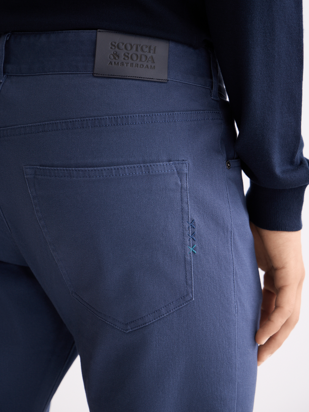 Ralston slim fit 5-pocket pants - Insignia Blue