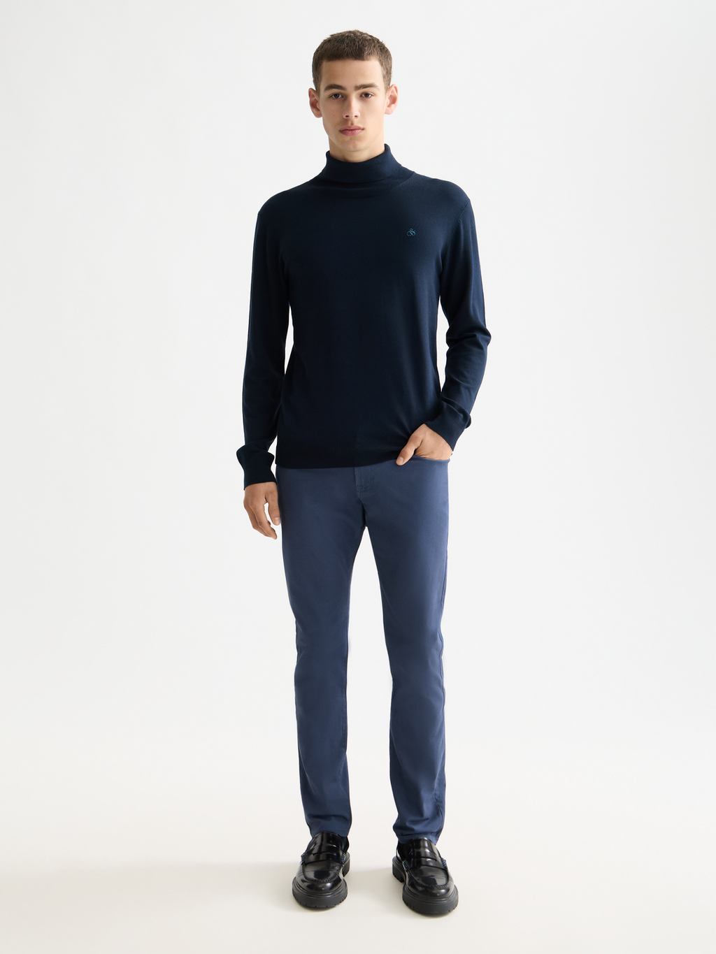 Ralston slim fit 5-pocket pants - Insignia Blue