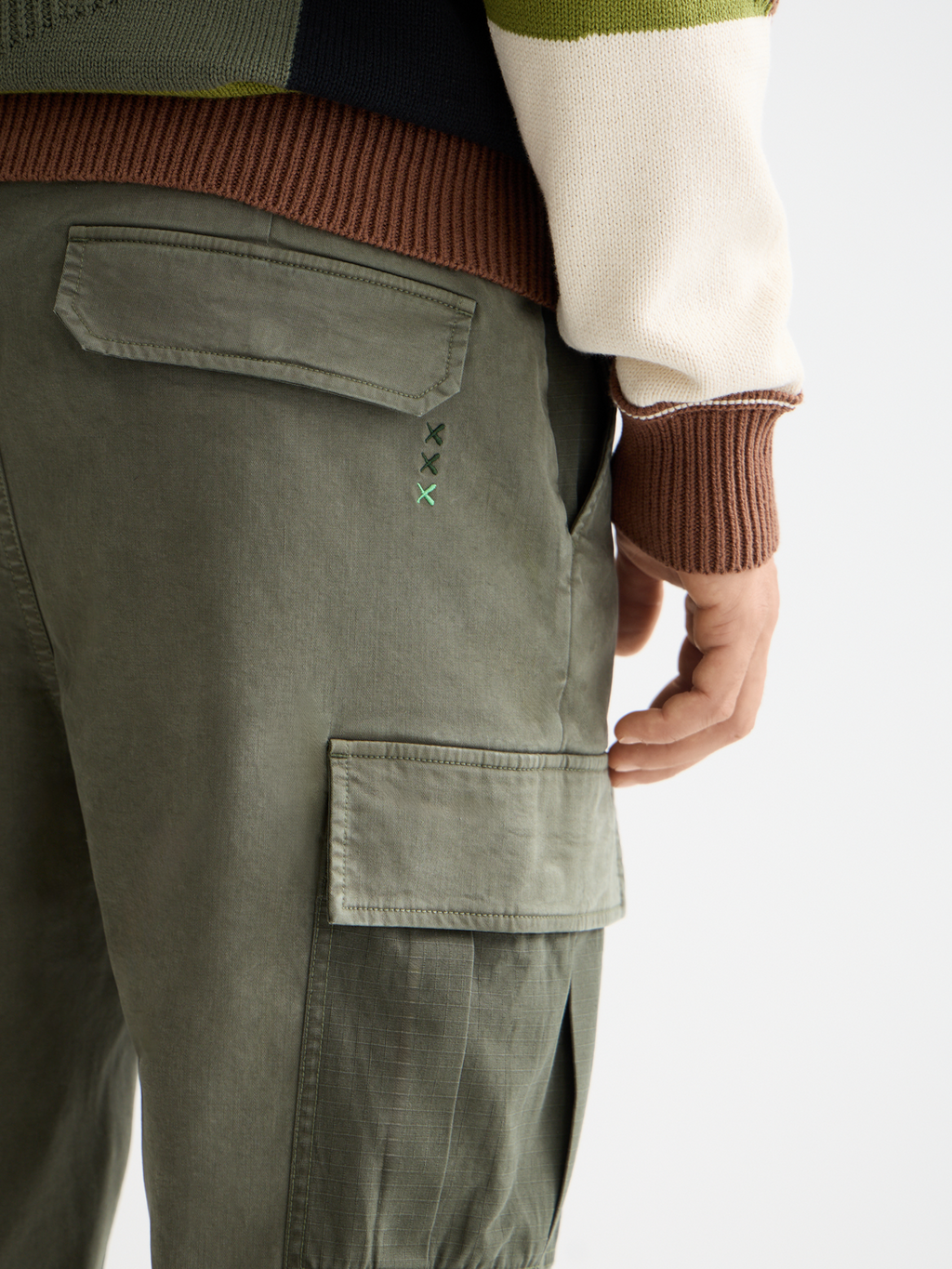 Harper cargo pants - Thyme