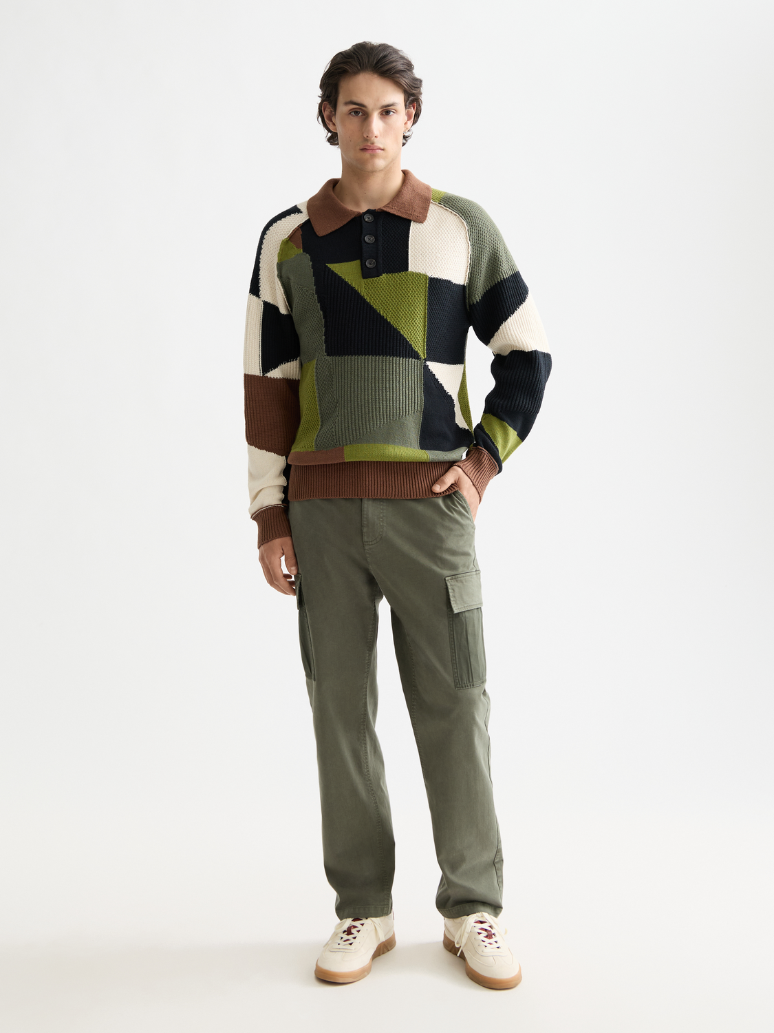 Harper cargo pants - Thyme