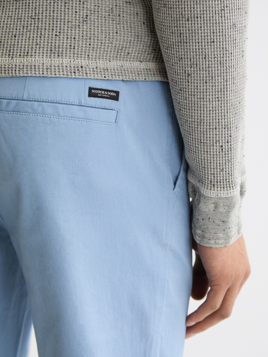 Mott slim fit chinos - Faded Denim