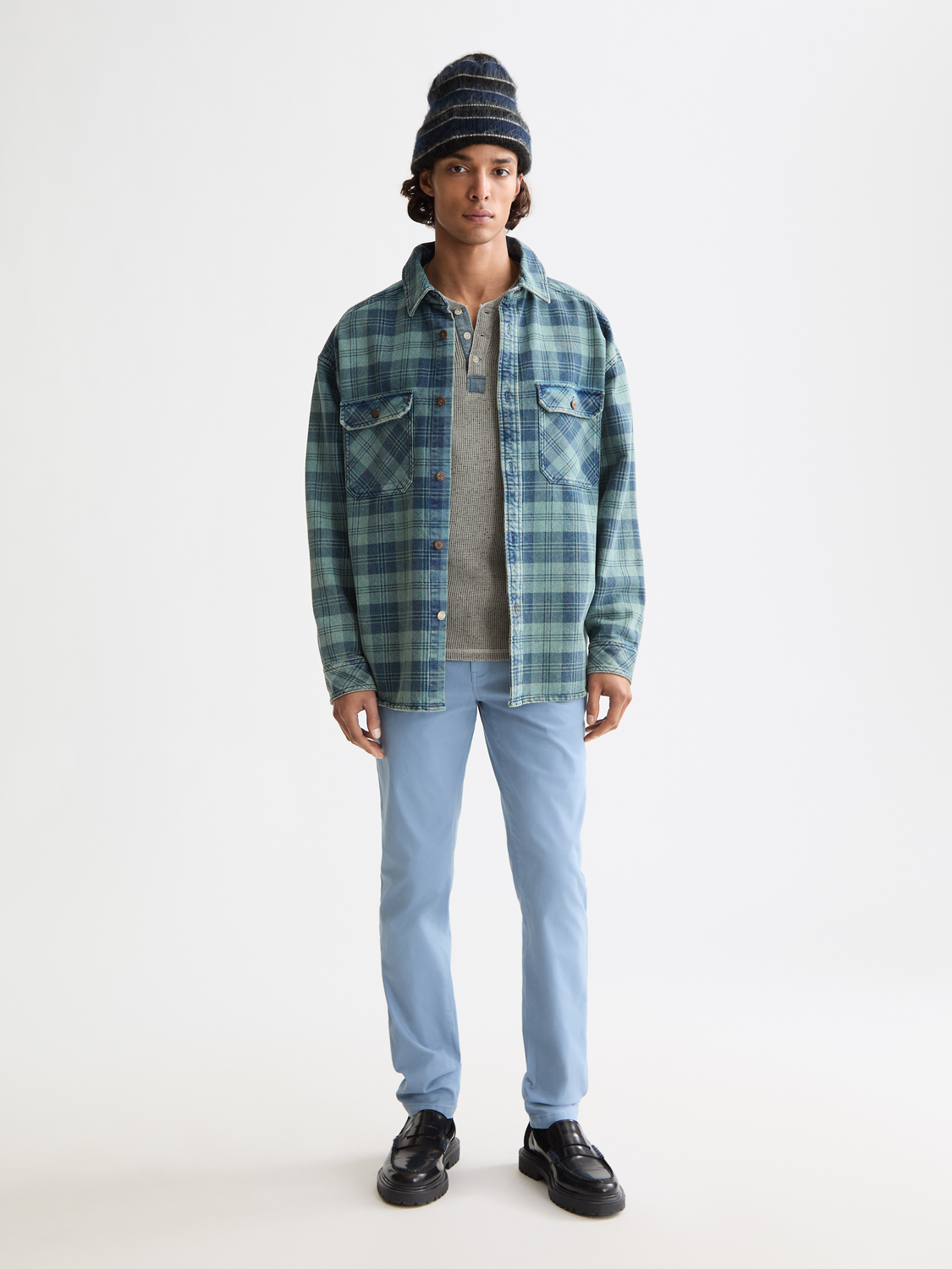 Mott slim fit chinos - Faded Denim