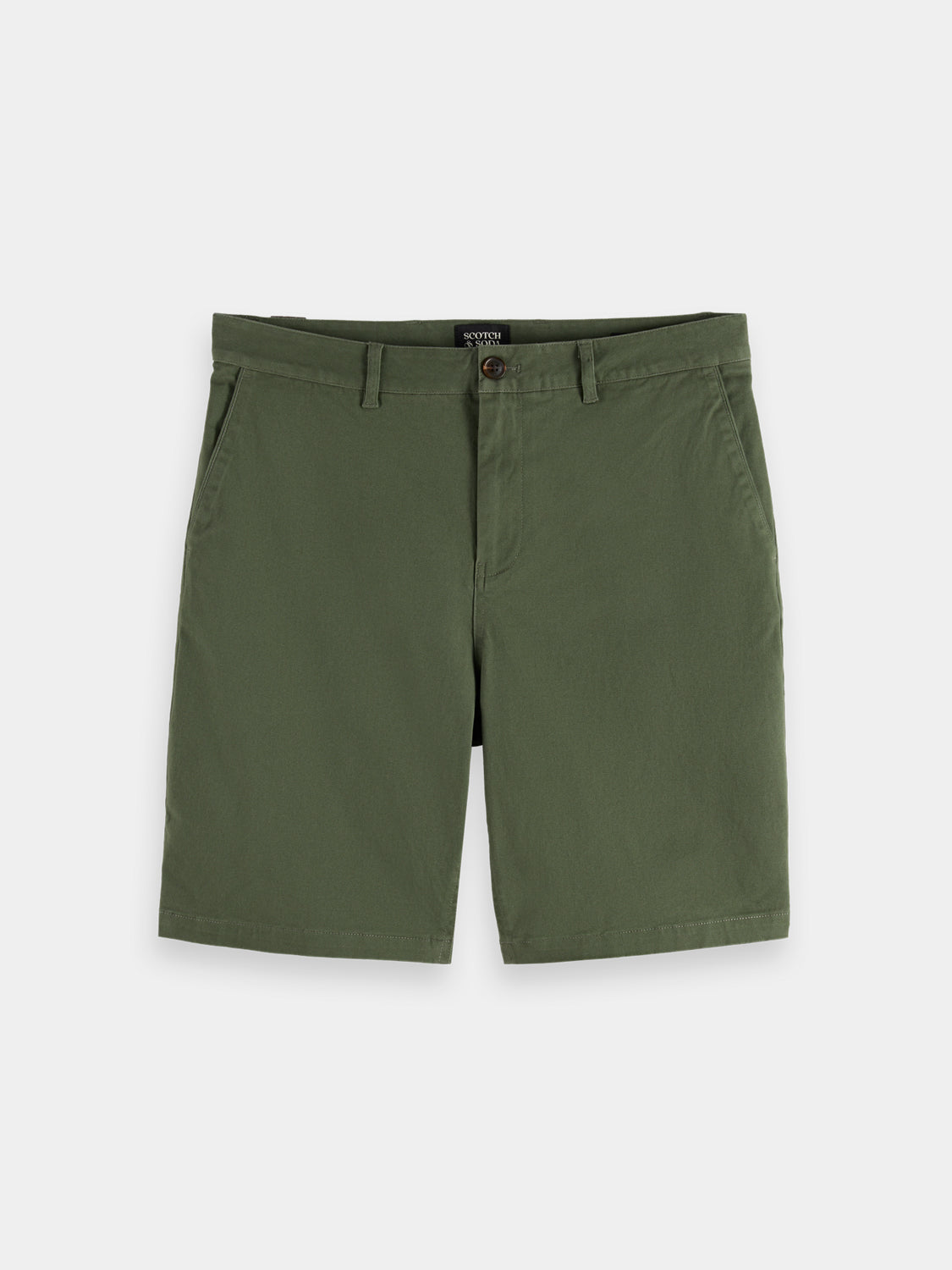 Stuart chino shorts - Thyme