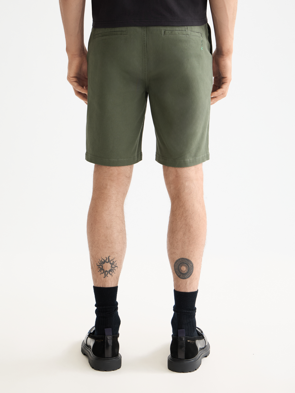 Stuart chino shorts - Thyme